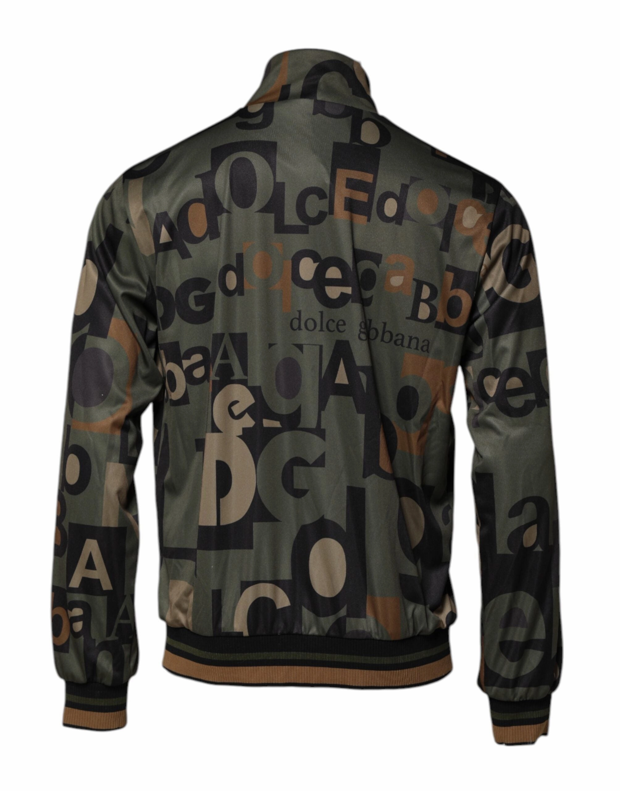 Dolce & Gabbana multi Logo Full Zip Men Bomber Men's Sweater
