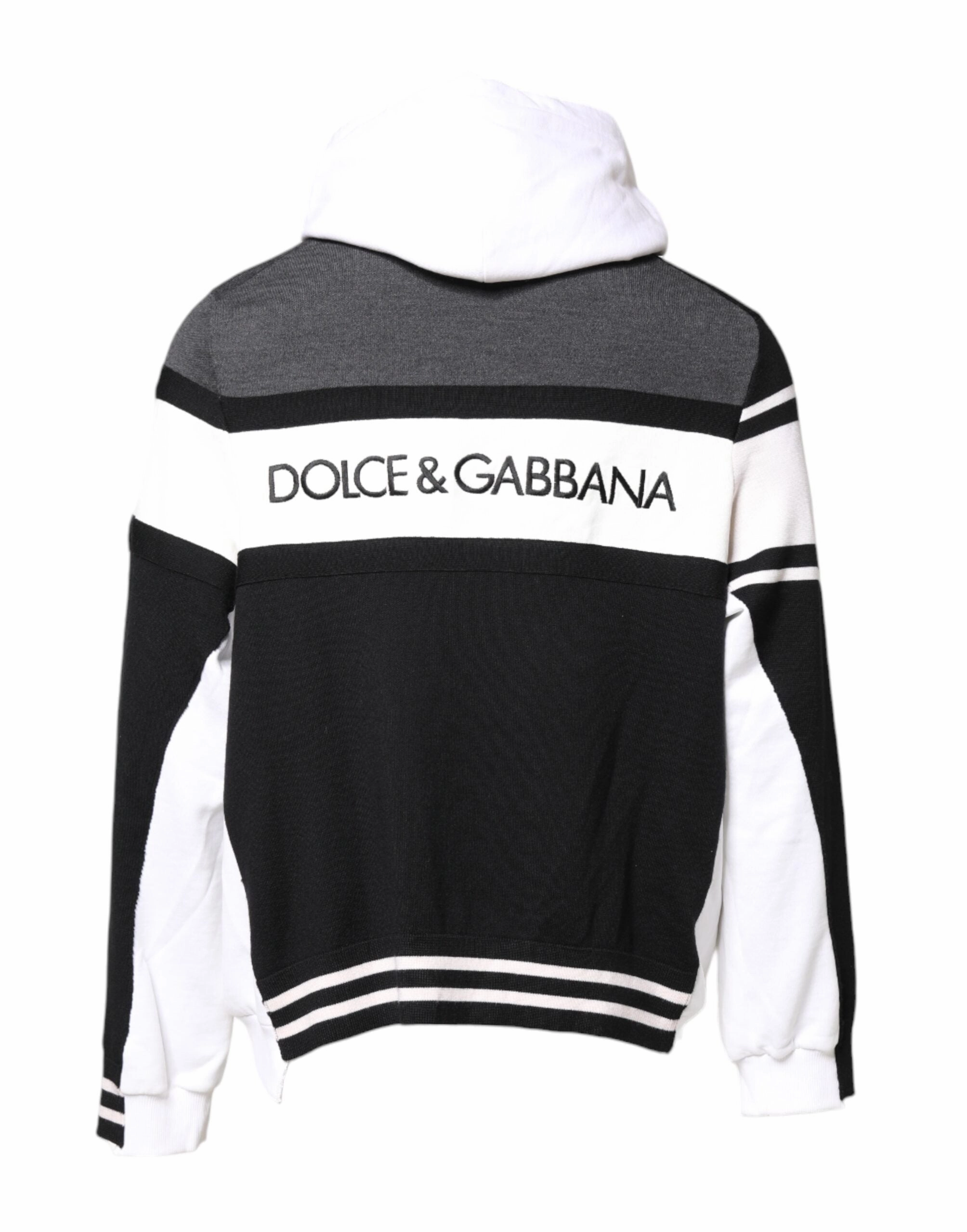 Dolce & Gabbana multi Logo Pullover Hooded Men's Sweater (Pre-Owned)