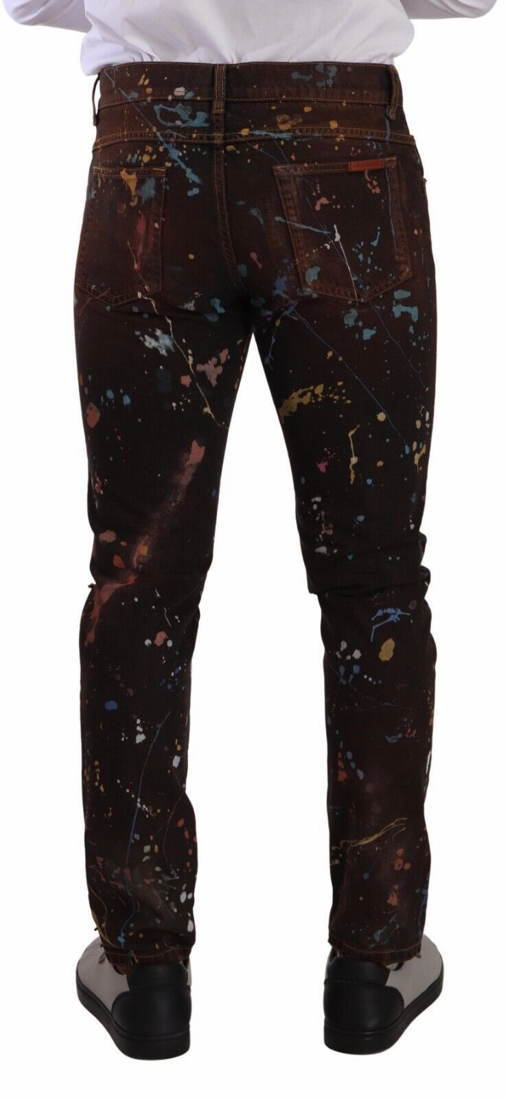 Dolce & Gabbana multi Painted Skinny blue Men's Jeans