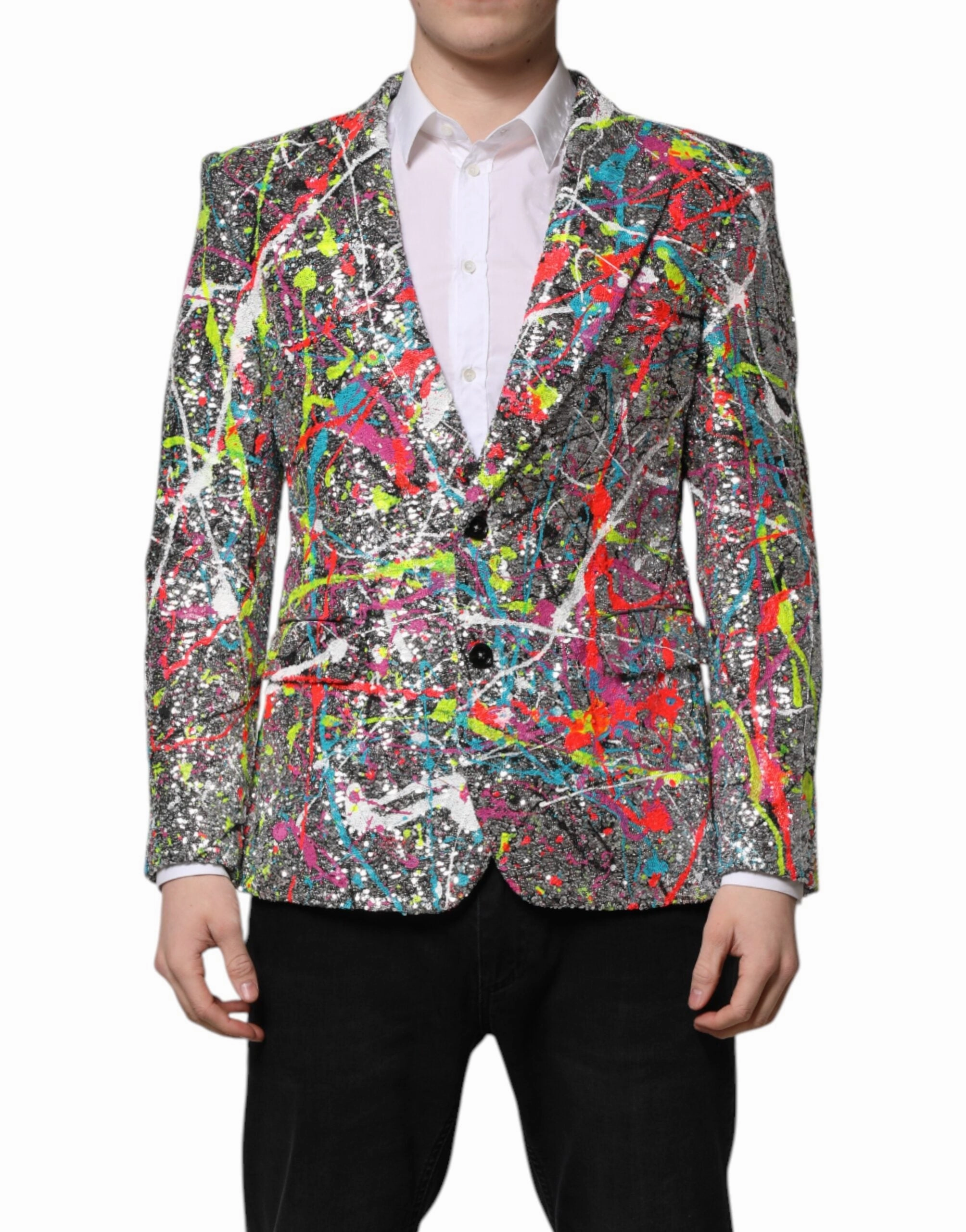 Dolce & Gabbana multi Sequined SICILIA Coat Men's Blazer