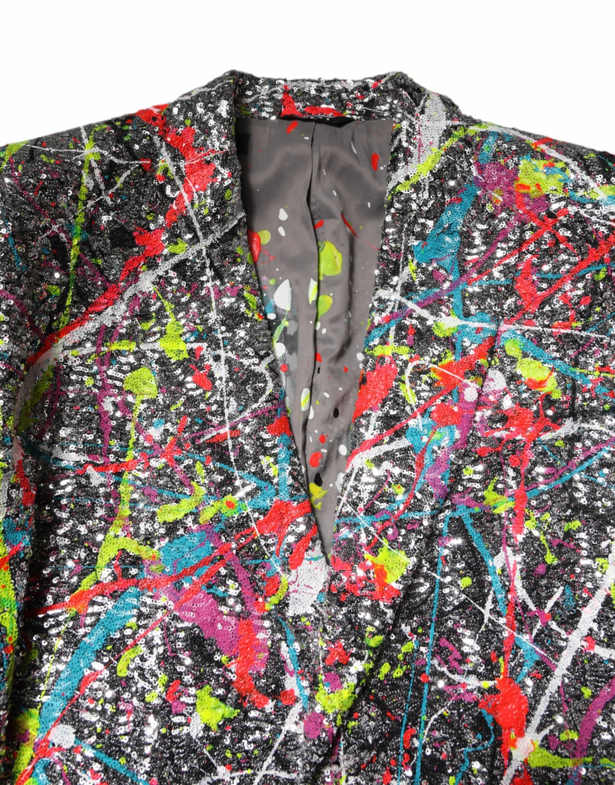Dolce & Gabbana multi Sequined SICILIA Coat Men's Blazer