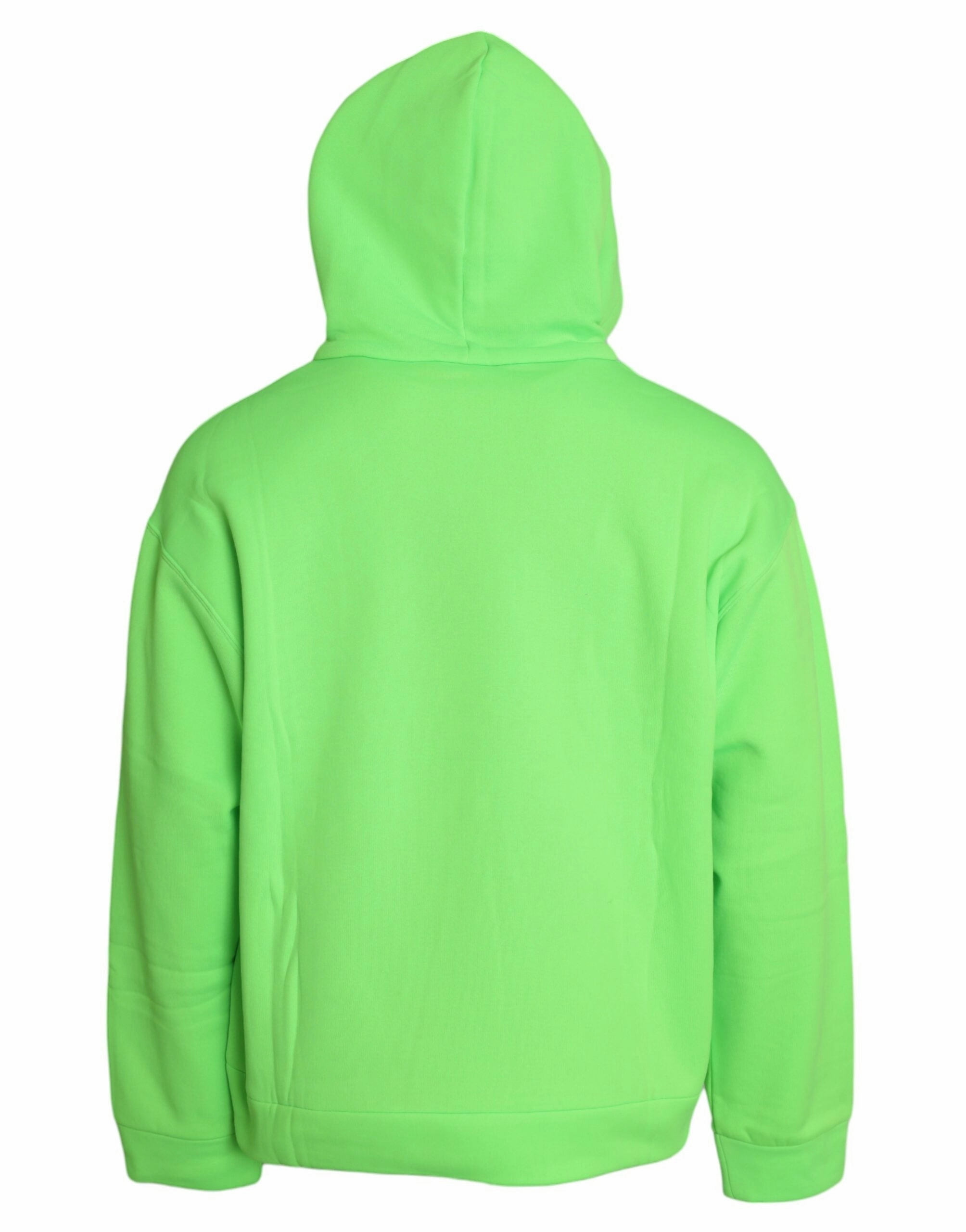 Dolce & Gabbana Neon Hooded Top Pullover Men's Sweater