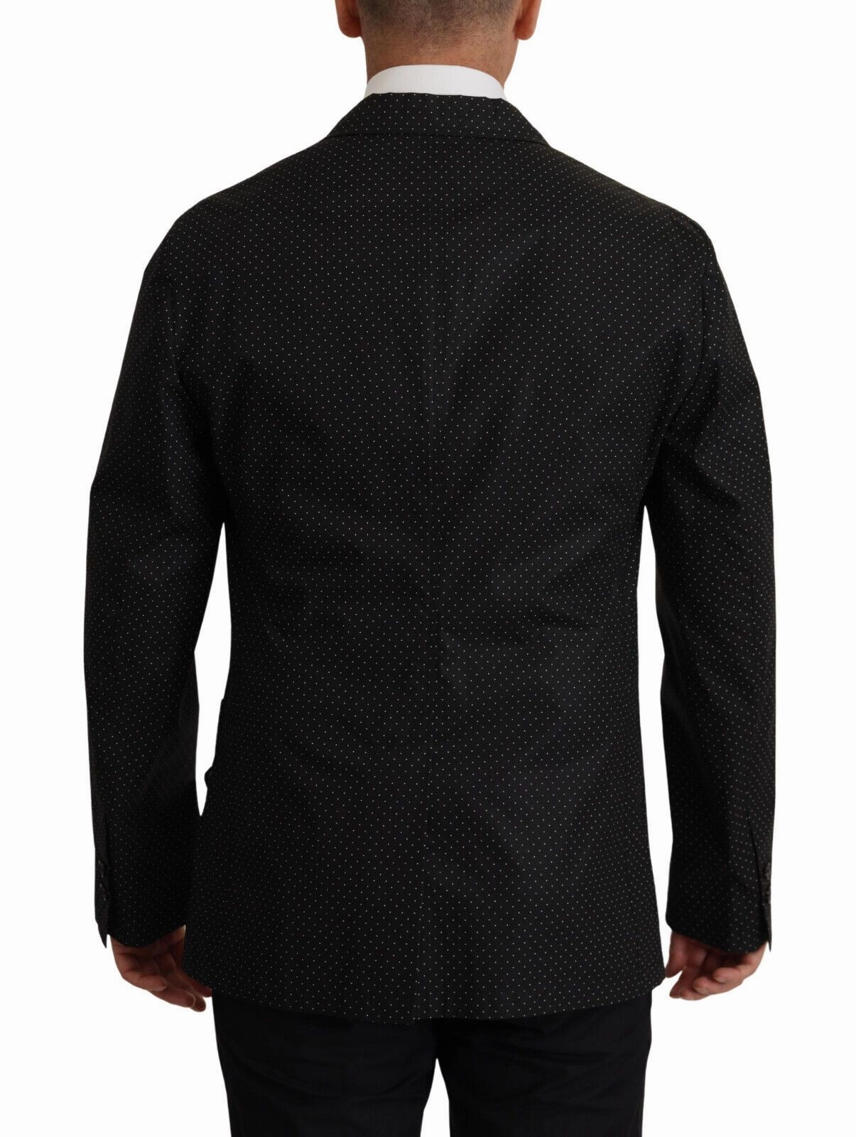 Dolce & Gabbana Polka Dot Slim Double-Breasted Men's Blazer