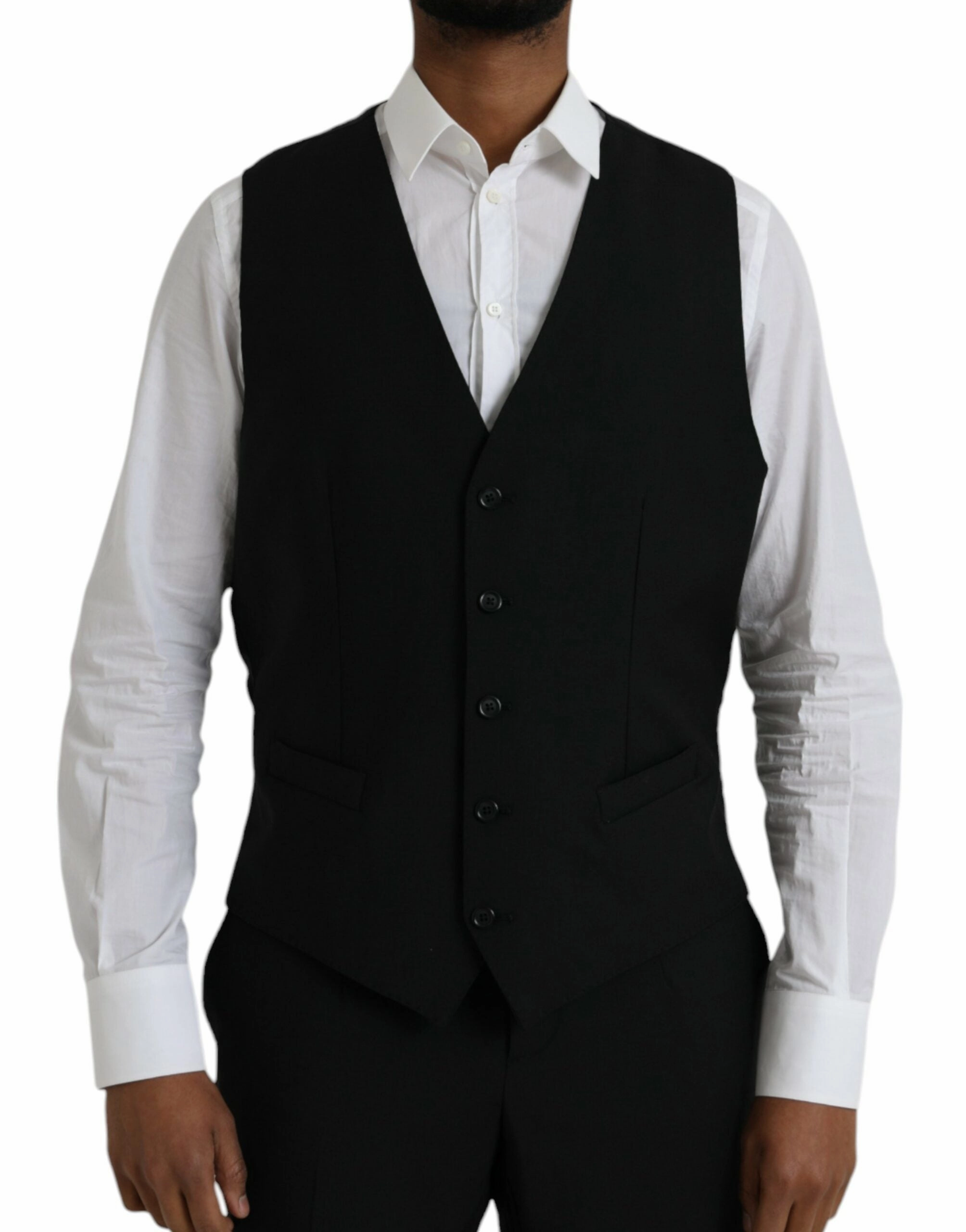 Dolce & Gabbana Polyester STAFF Formal 3 Piece Men's Suit