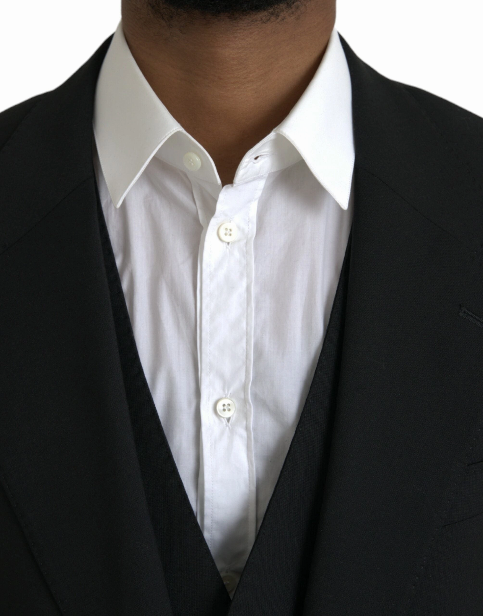 Dolce & Gabbana Polyester STAFF Formal 3 Piece Men's Suit