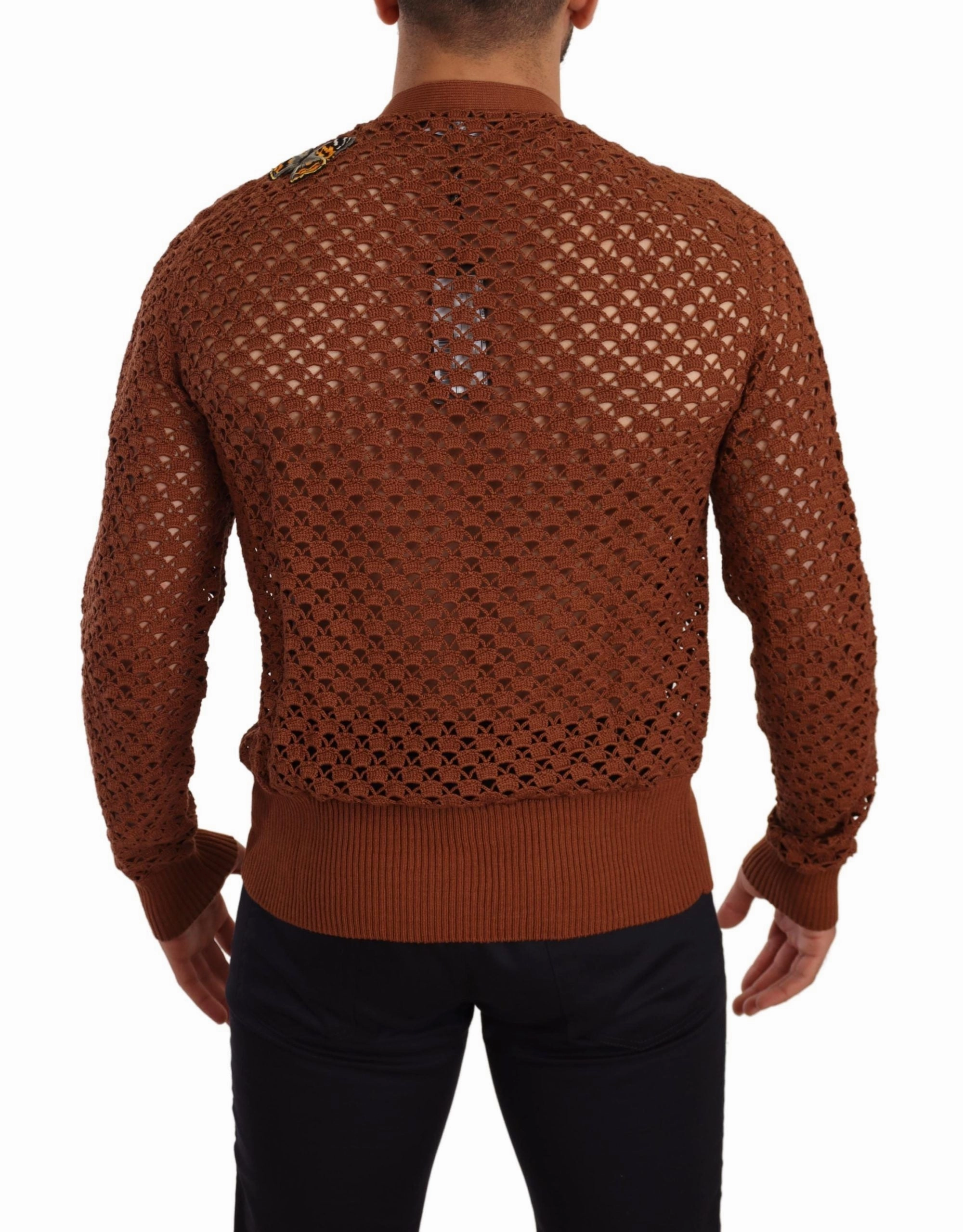 Dolce & Gabbana Refined Elegance multi Embroide Men's Cardigan