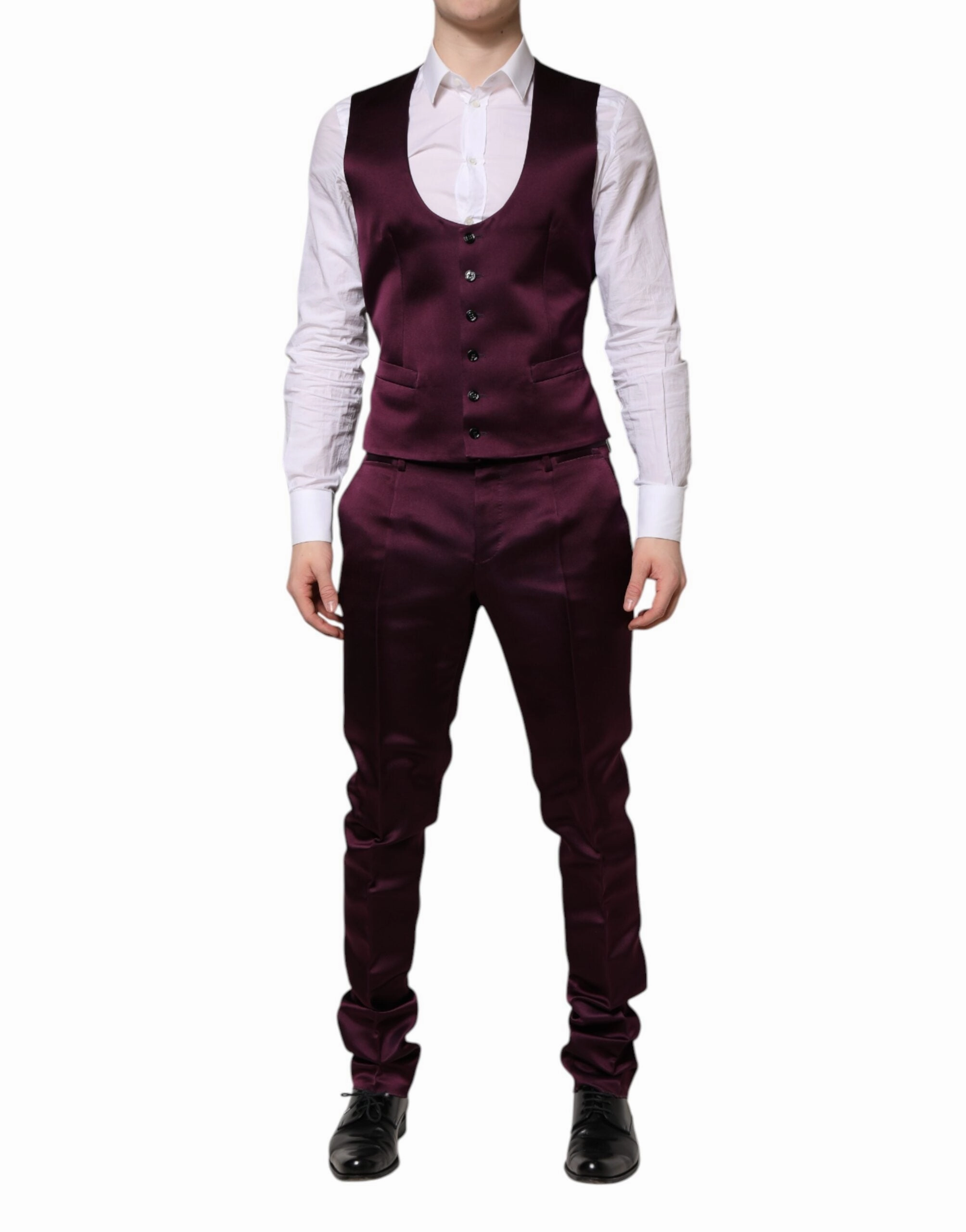 Dolce & Gabbana  Silk 3Piece Single Breasted Men's Suit