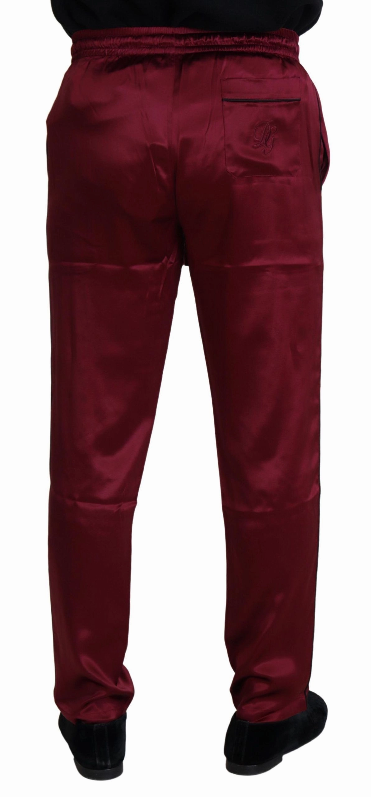 Dolce & Gabbana Silk Lounge Pants in Men's