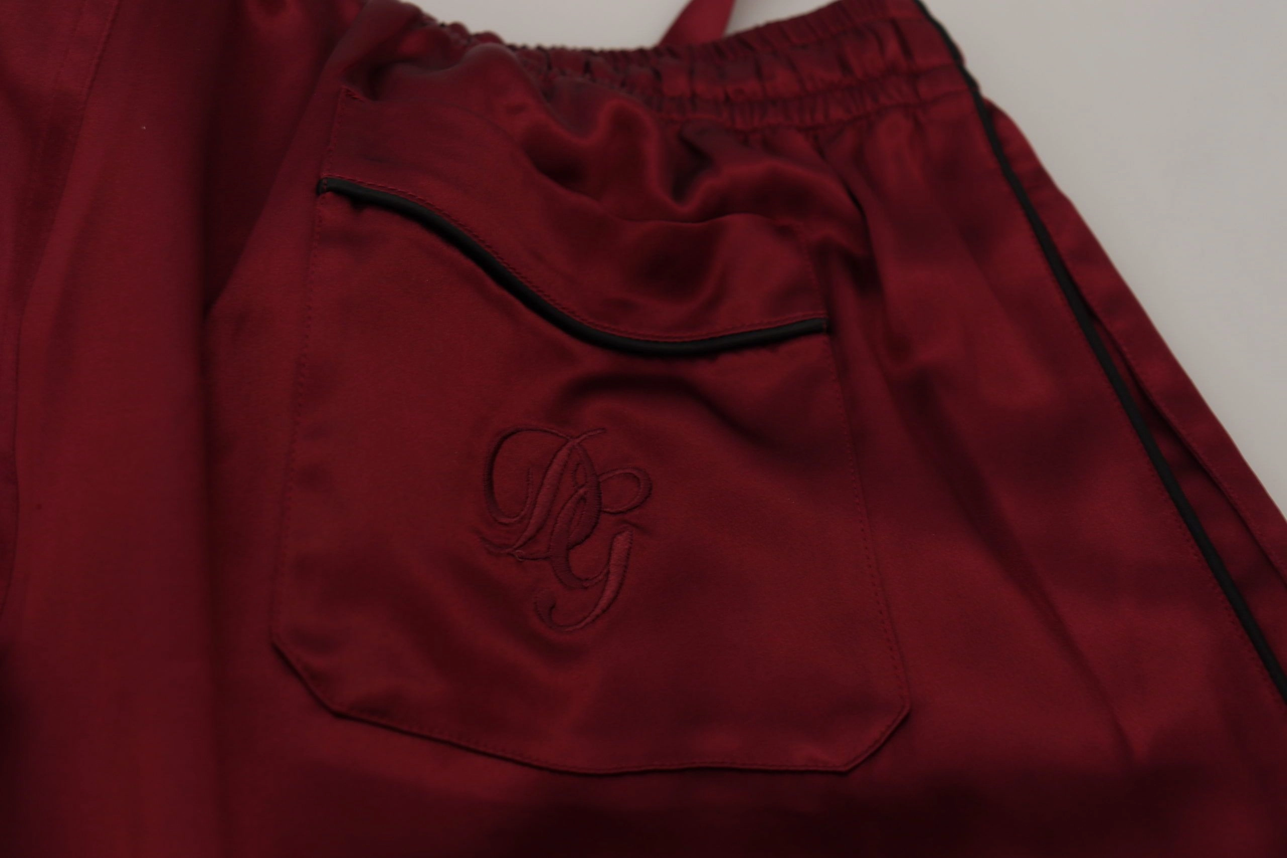 Dolce & Gabbana Silk Lounge Pants in Men's