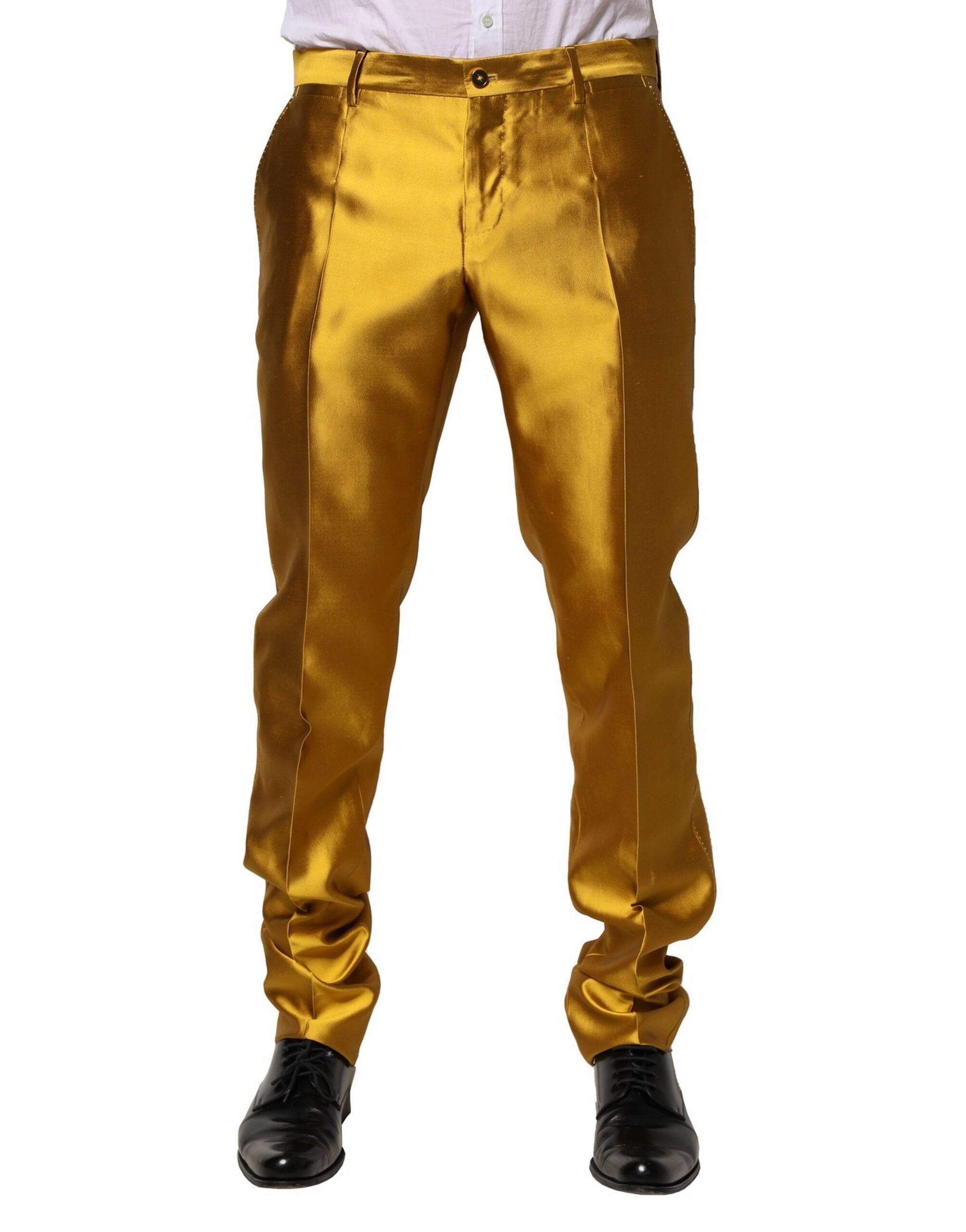 Dolce & Gabbana Silk Tape Dress Men Men's Pants