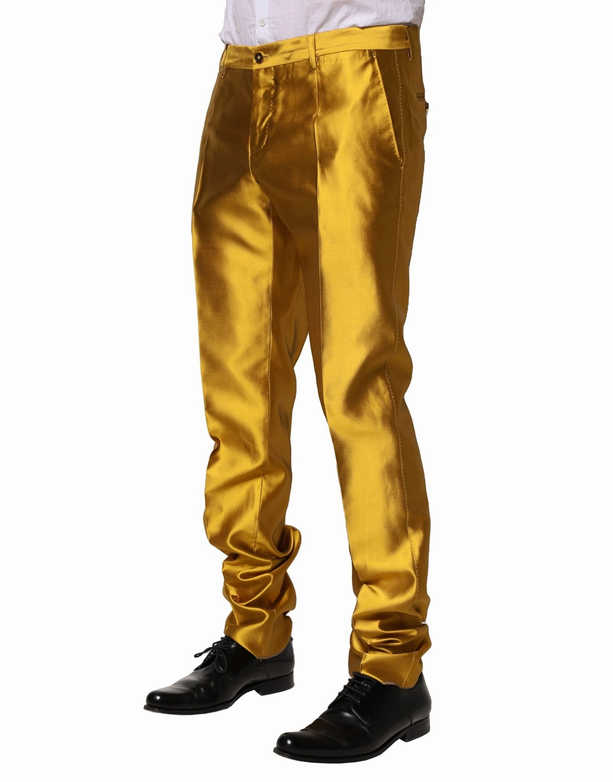Dolce & Gabbana Silk Tape Dress Men Men's Pants