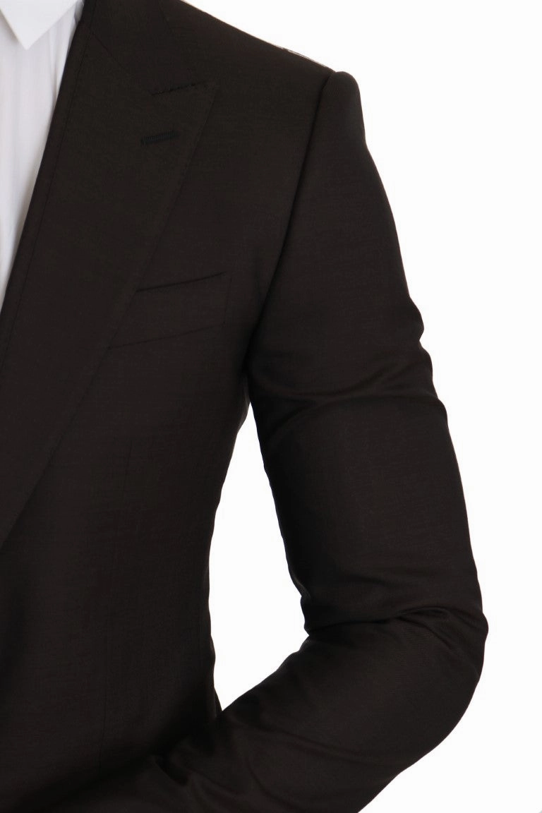Dolce & Gabbana Sleek Slim Virgin Wool Blazer Men's Jacket