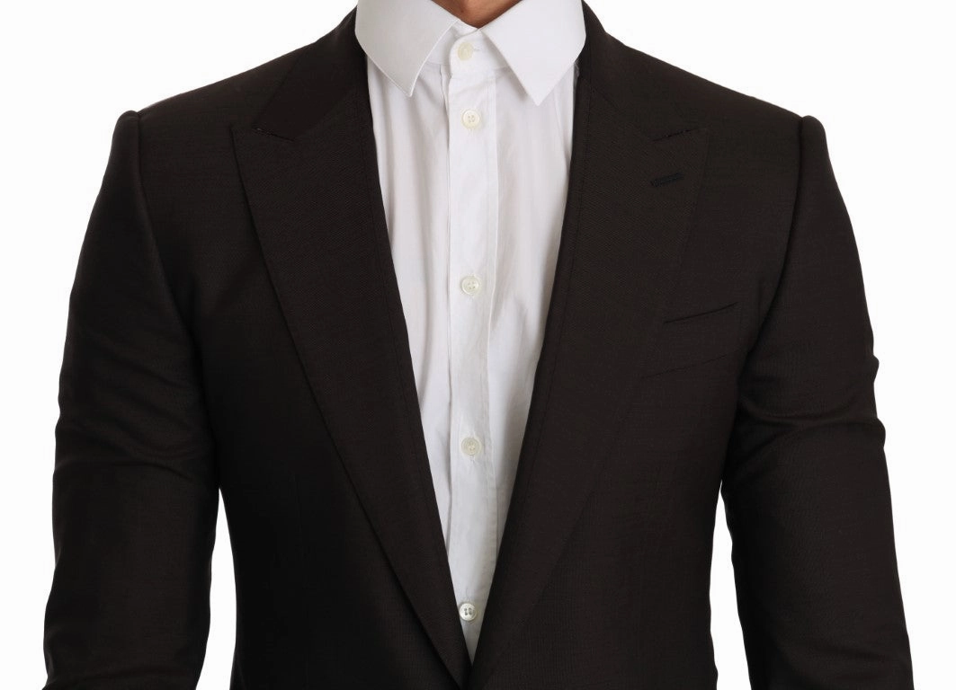 Dolce & Gabbana Sleek Slim Virgin Wool Blazer Men's Jacket