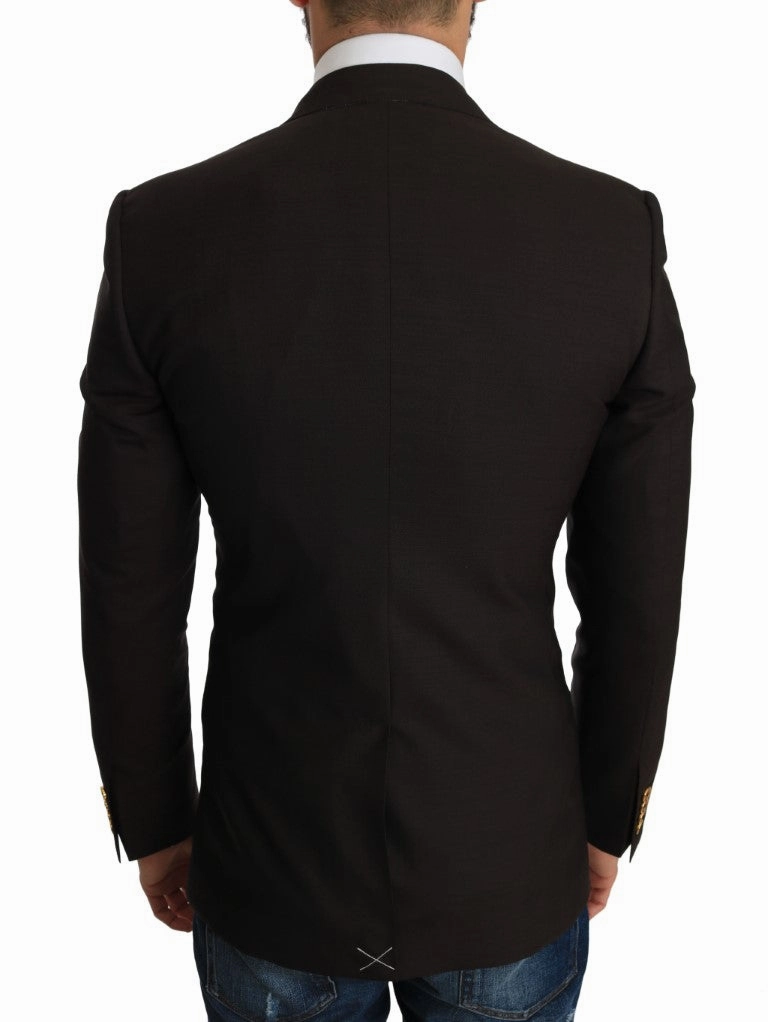 Dolce & Gabbana Sleek Slim Virgin Wool Blazer Men's Jacket