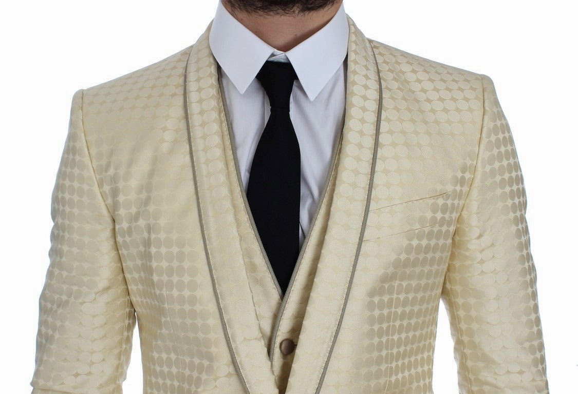 Dolce & Gabbana Sophisticated Polka Dotted Blazer & Men's Vest