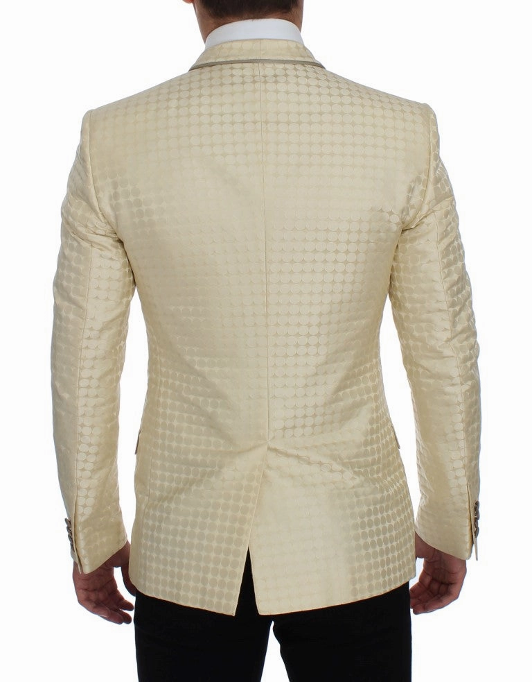 Dolce & Gabbana Sophisticated Polka Dotted Blazer & Men's Vest