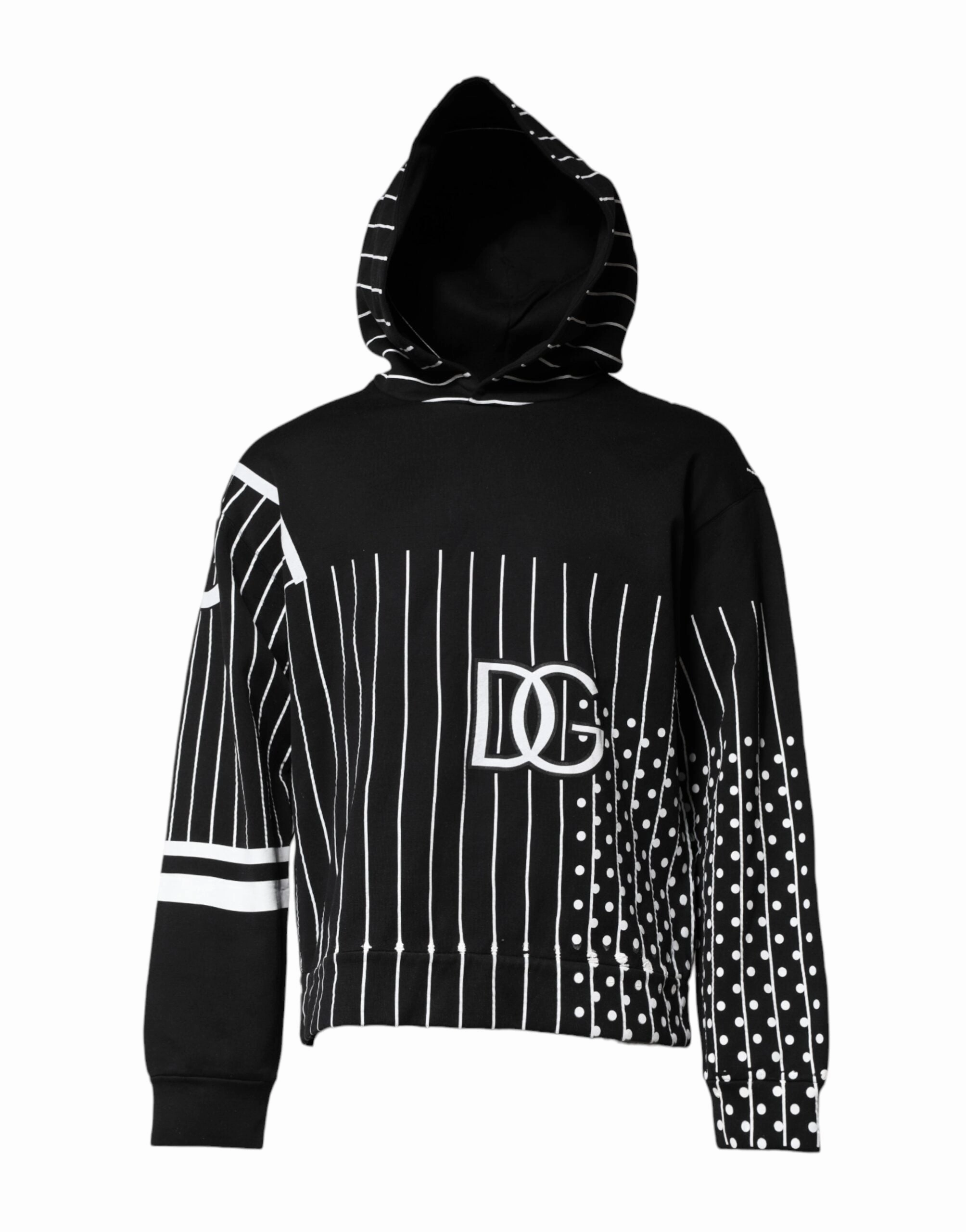 Dolce & Gabbana  Stripe Hooded Sweatshirt Men's Sweater