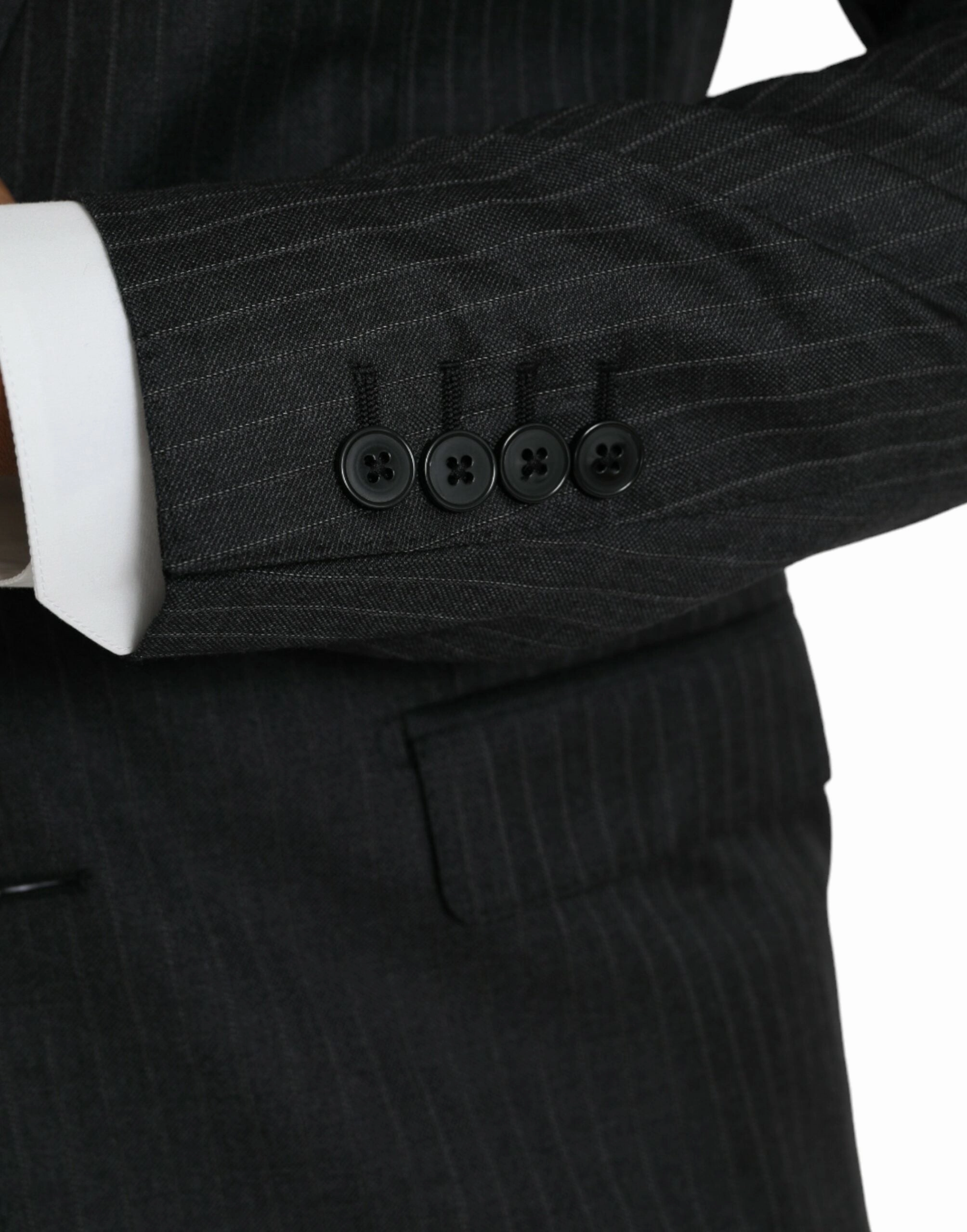Dolce & Gabbana Stripe MARTINI Single Breasted Coat Men's Blazer