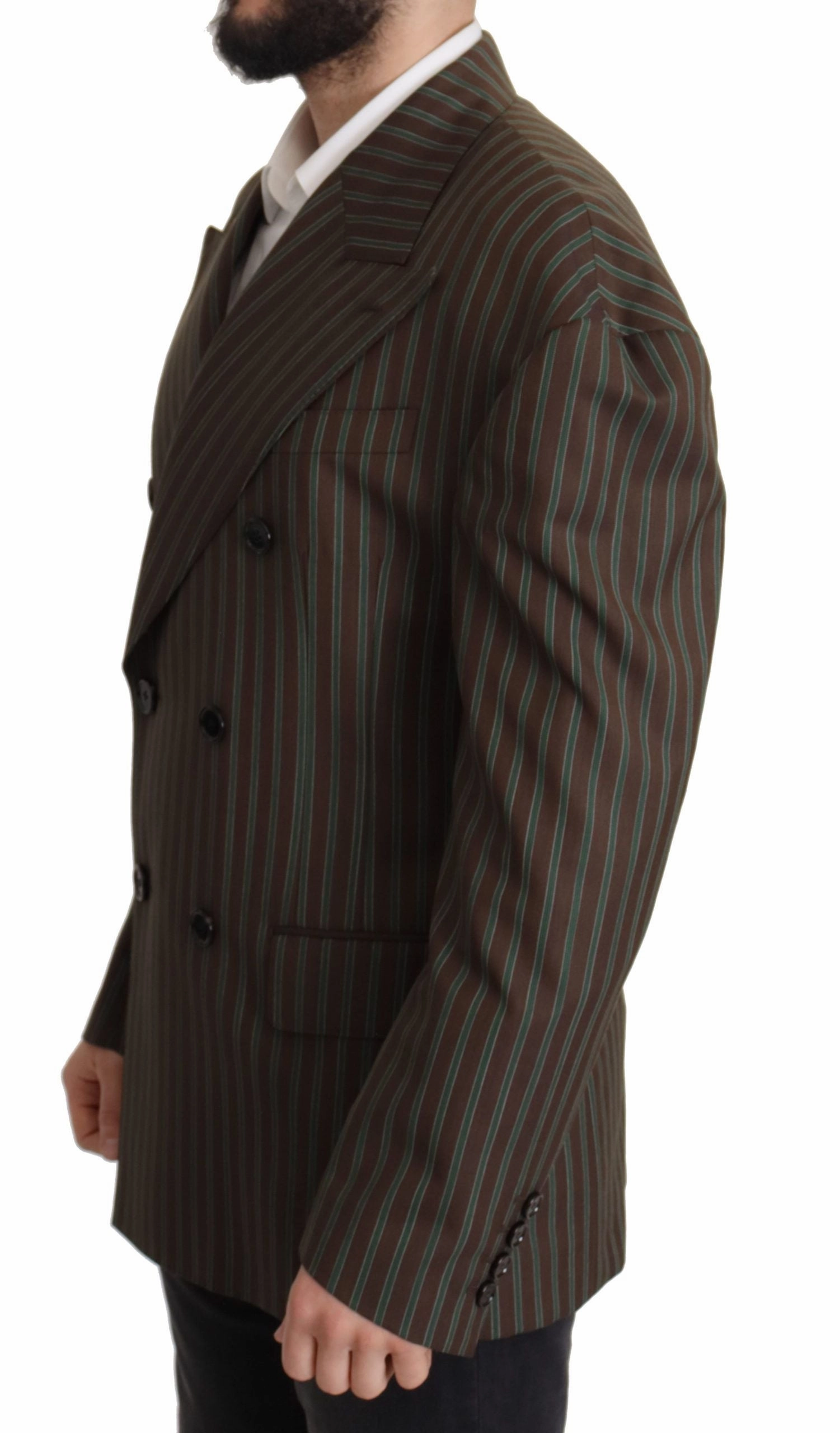 Dolce & Gabbana Striped Double Breasted Men's Blazer