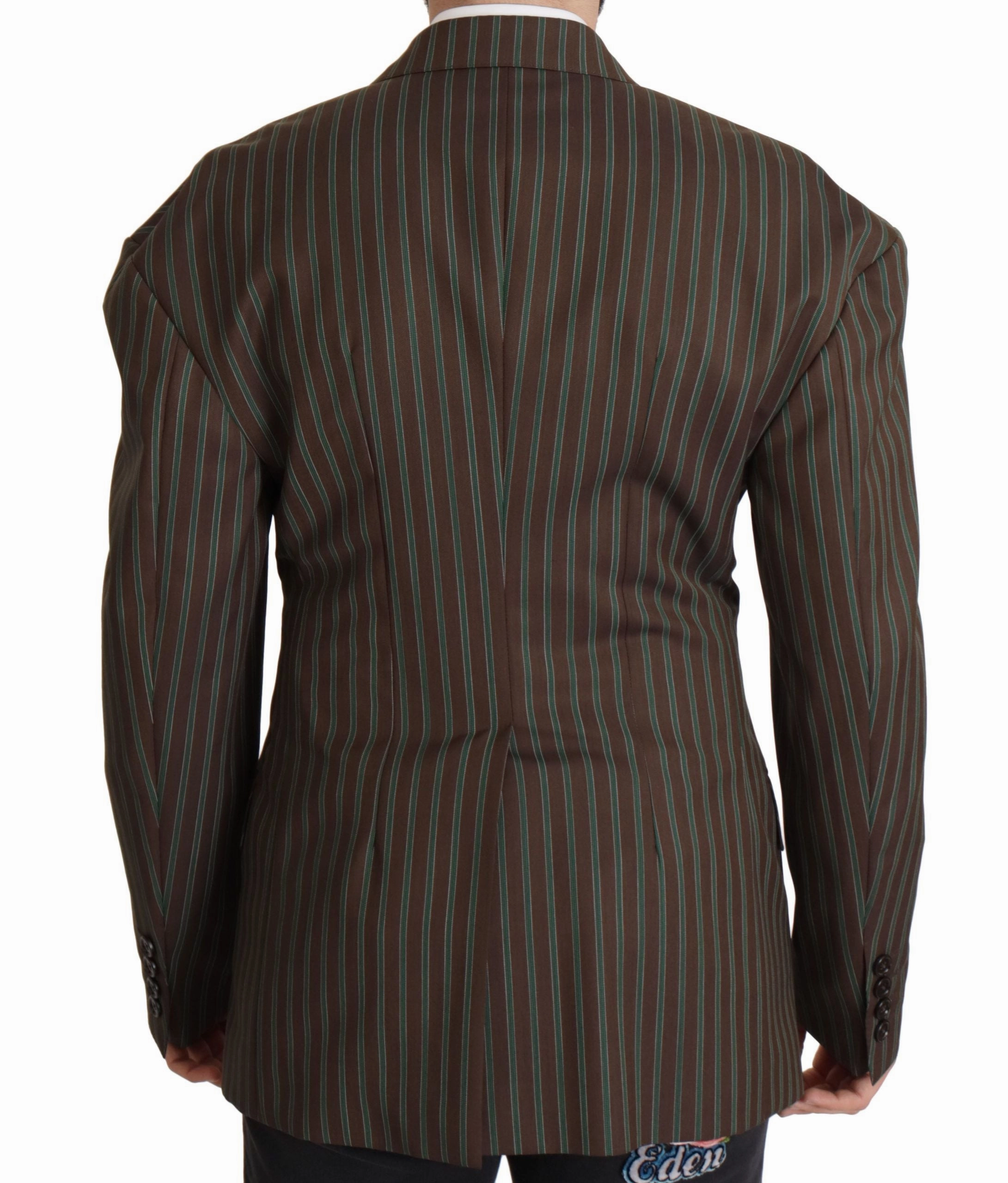 Dolce & Gabbana Striped Double Breasted Men's Blazer