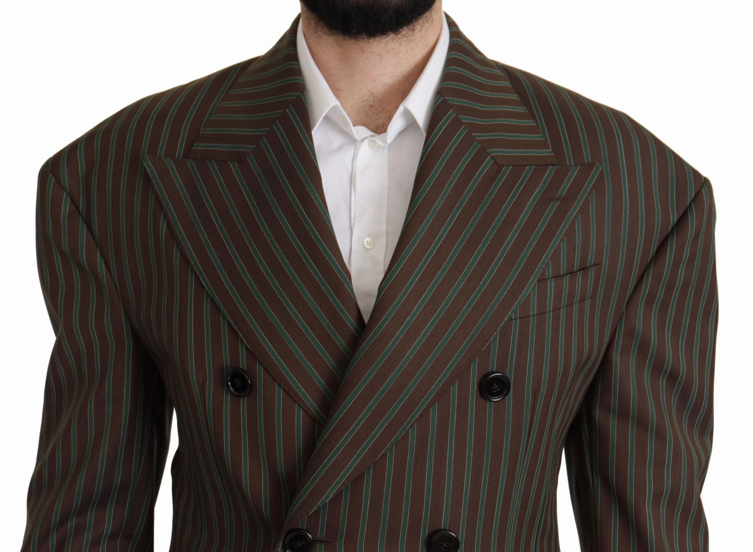 Dolce & Gabbana Striped Double Breasted Men's Blazer