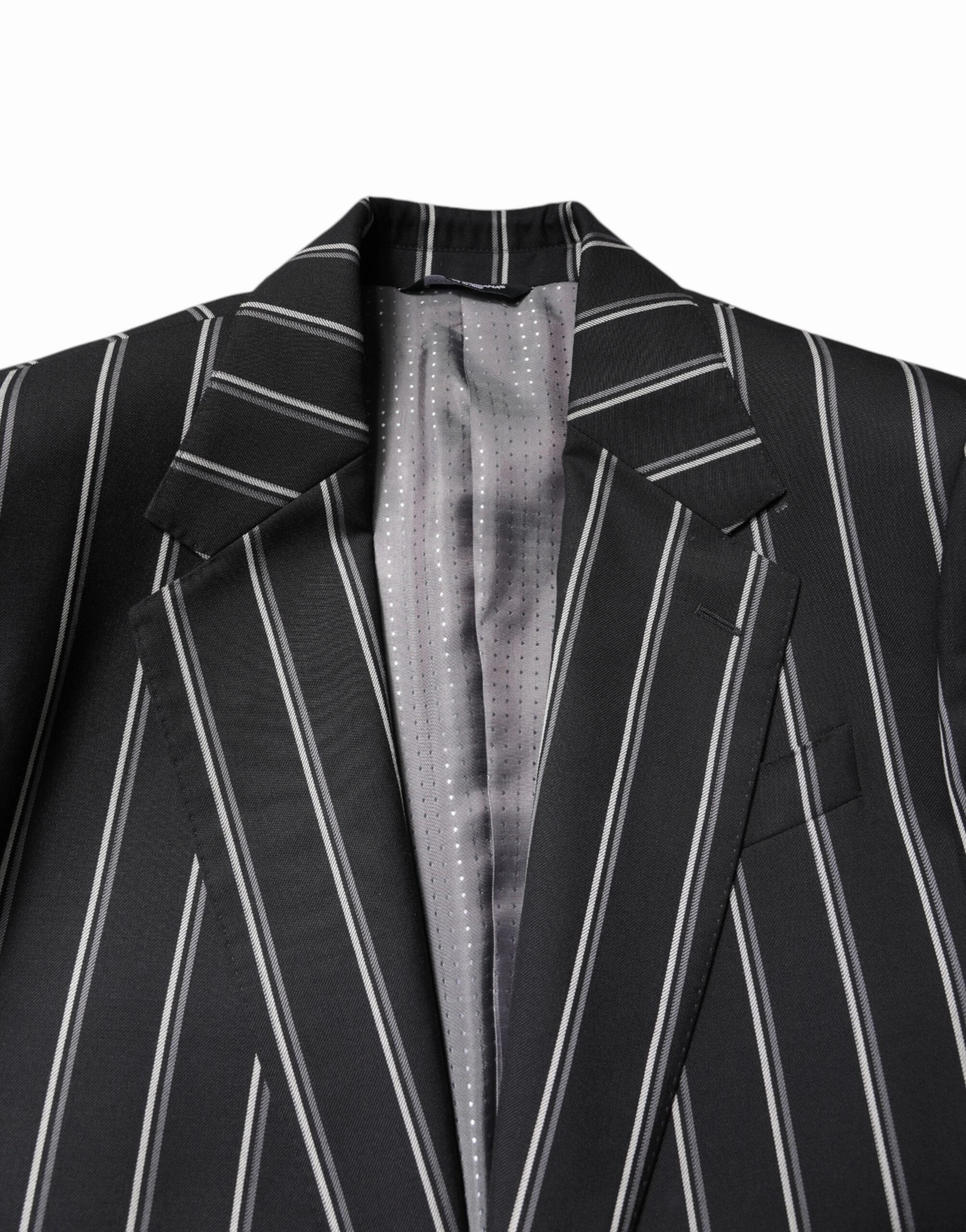 Dolce & Gabbana Striped SICILIA Formal 2 Piece Men's Suit