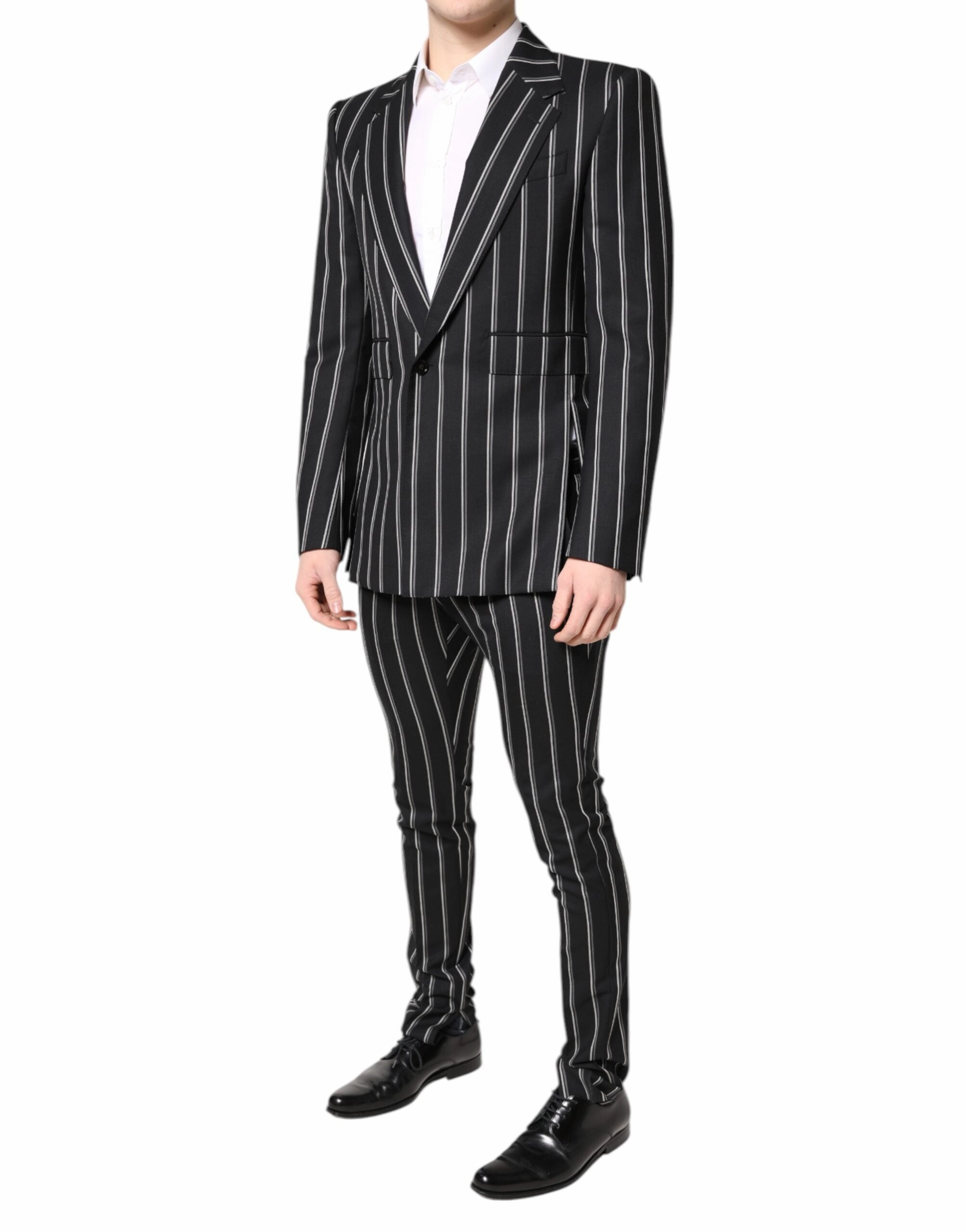Dolce & Gabbana Striped SICILIA Formal 2 Piece Men's Suit