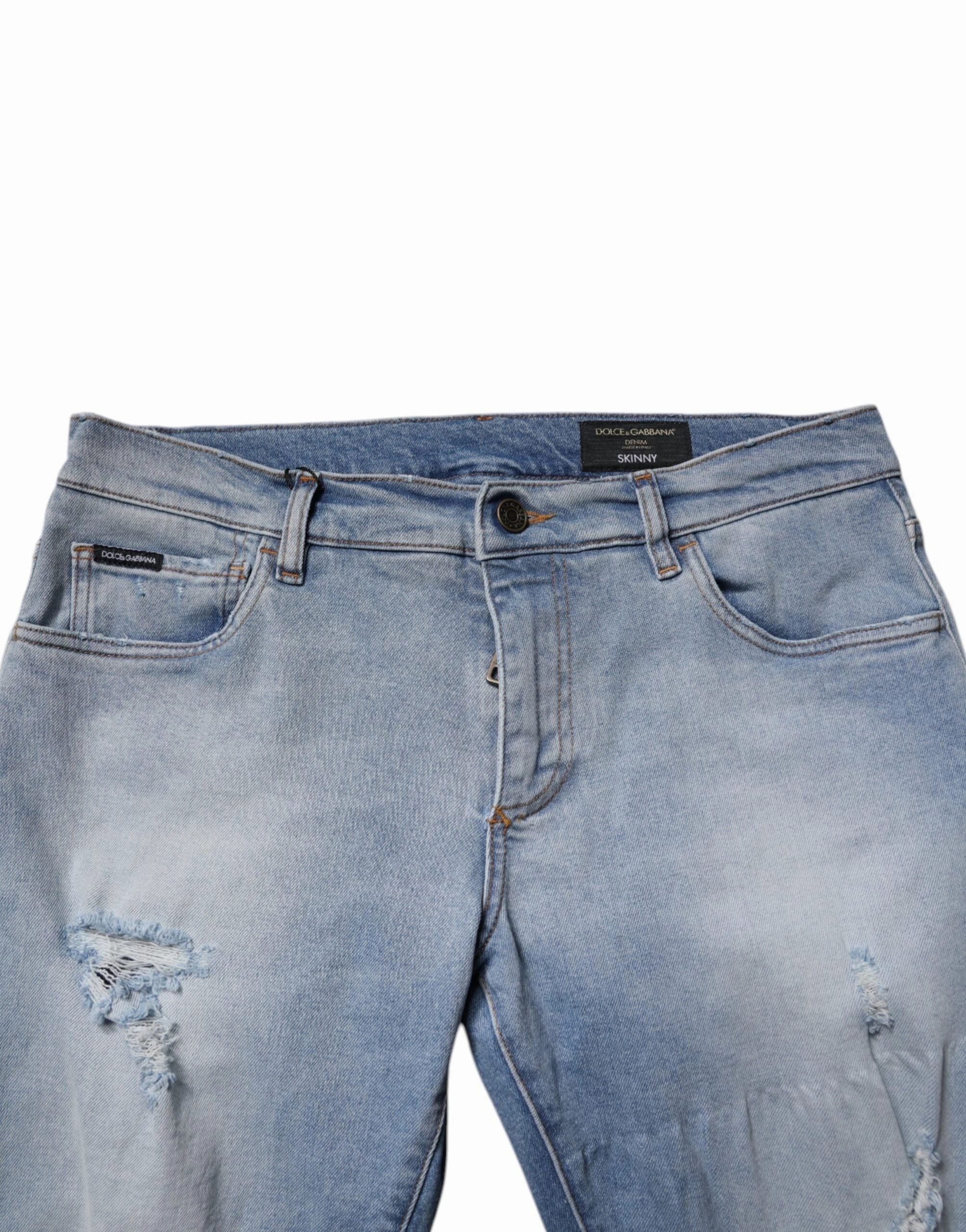 Dolce & Gabbana Tatte Cotton Skinny Men Men's Jeans