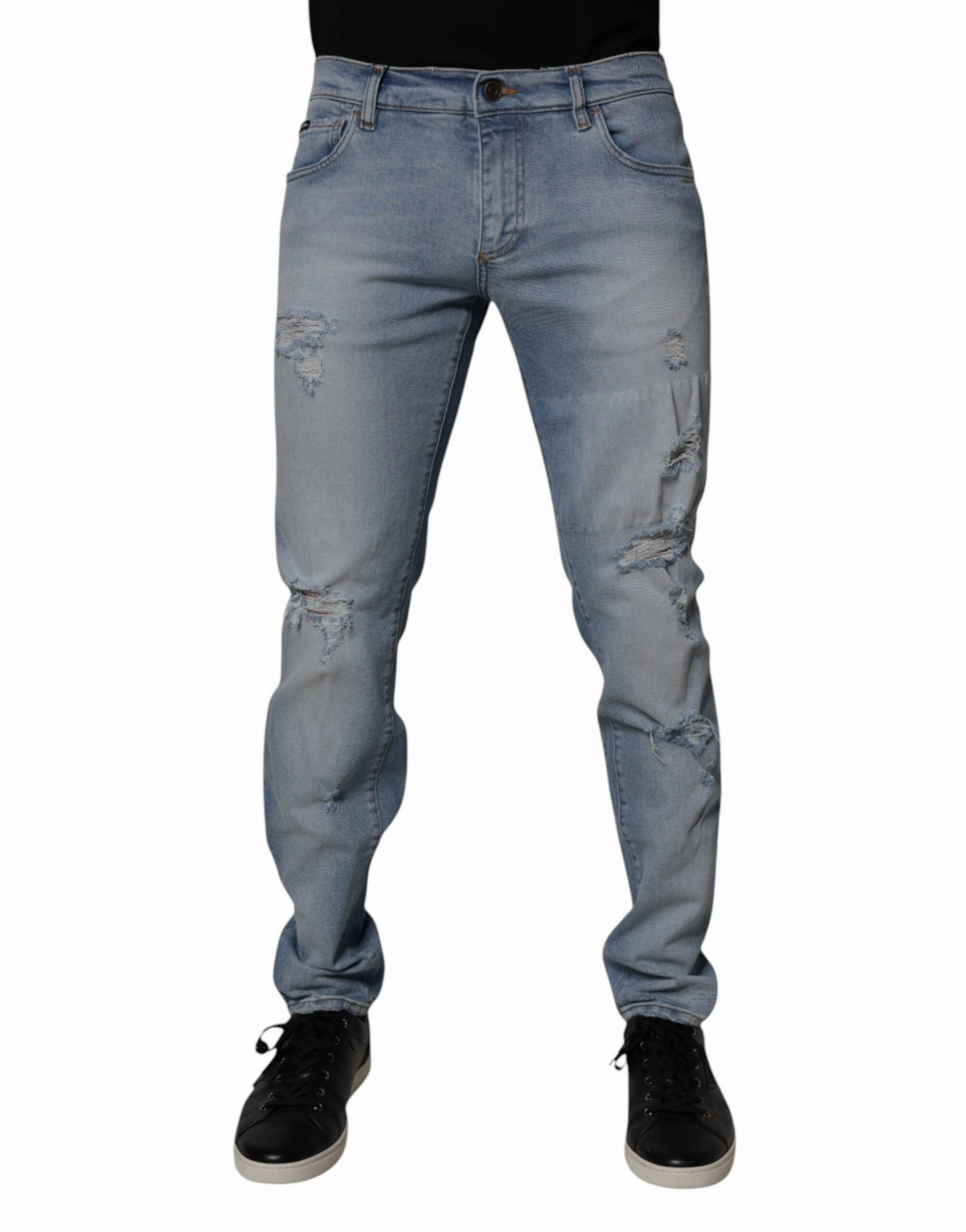 Dolce & Gabbana Tatte Cotton Skinny Men Men's Jeans