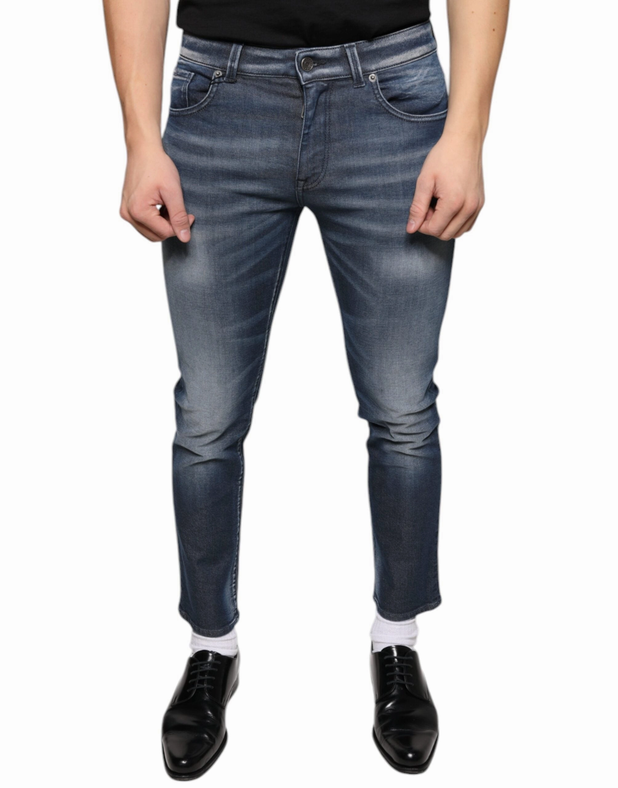 Dolce & Gabbana  Washed Cotton Skinny Men's Jeans