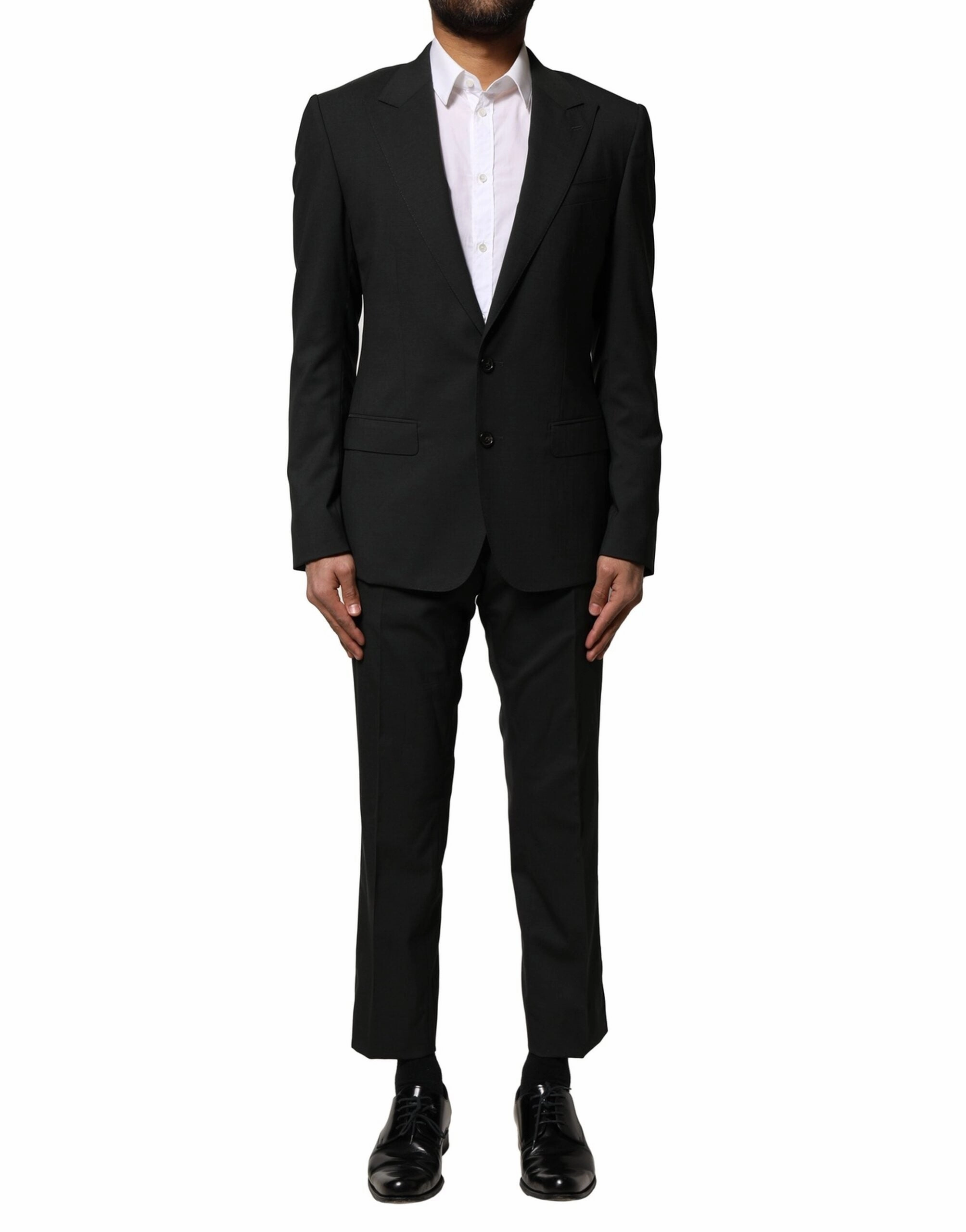 Dolce & Gabbana Wool 2 Piece Single Breasted Men's Suit