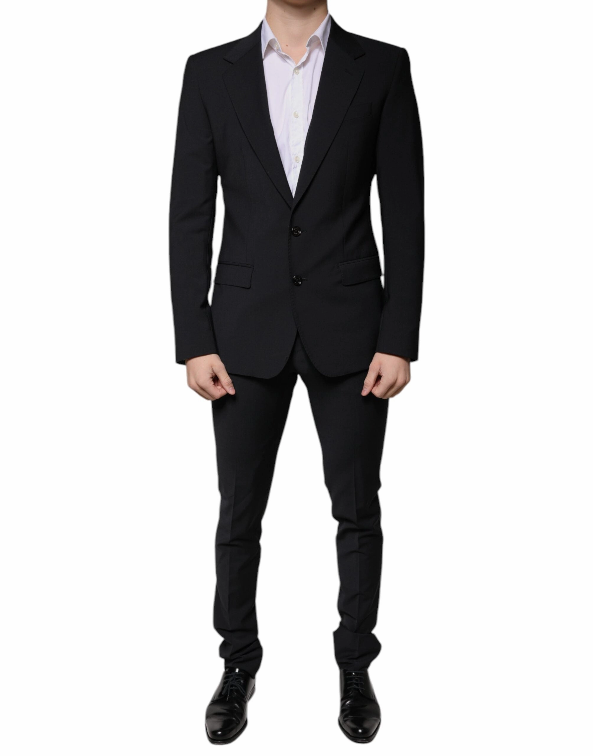 Dolce & Gabbana Wool 3 Piece Slim Fit Formal Men Men's Suit