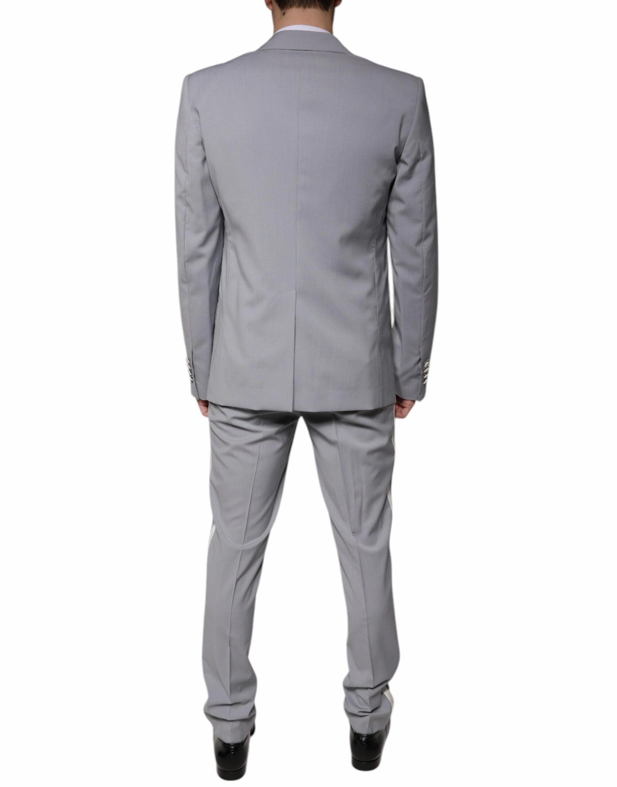 Dolce & Gabbana Wool 3 Piece Slim Fit Formal Men's Suit
