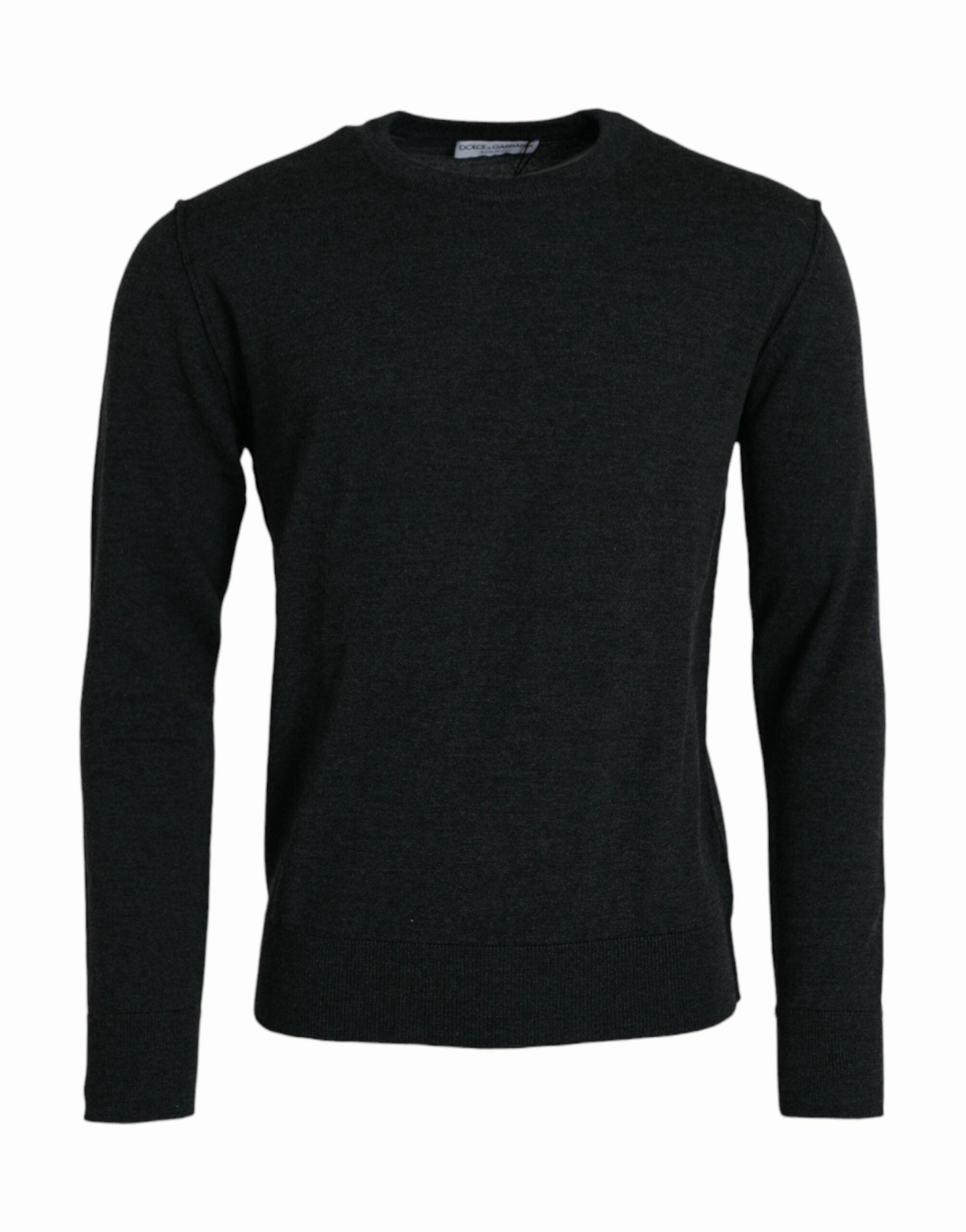 Dolce & Gabbana Wool Crew Neck Pullover Men's Sweater