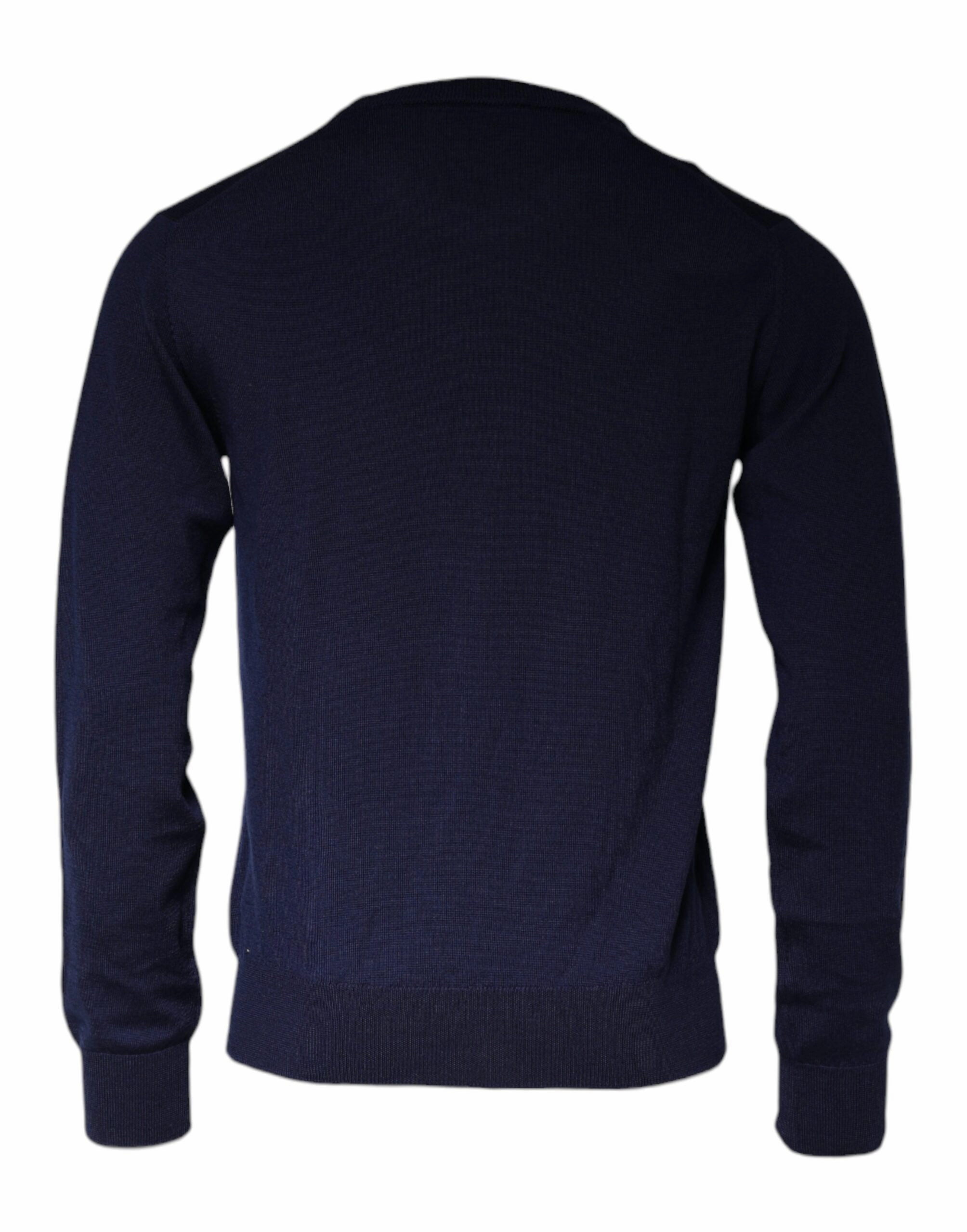 Dolce & Gabbana  Wool Crew Neck Pullover Men's Sweater (Pre-Owned)