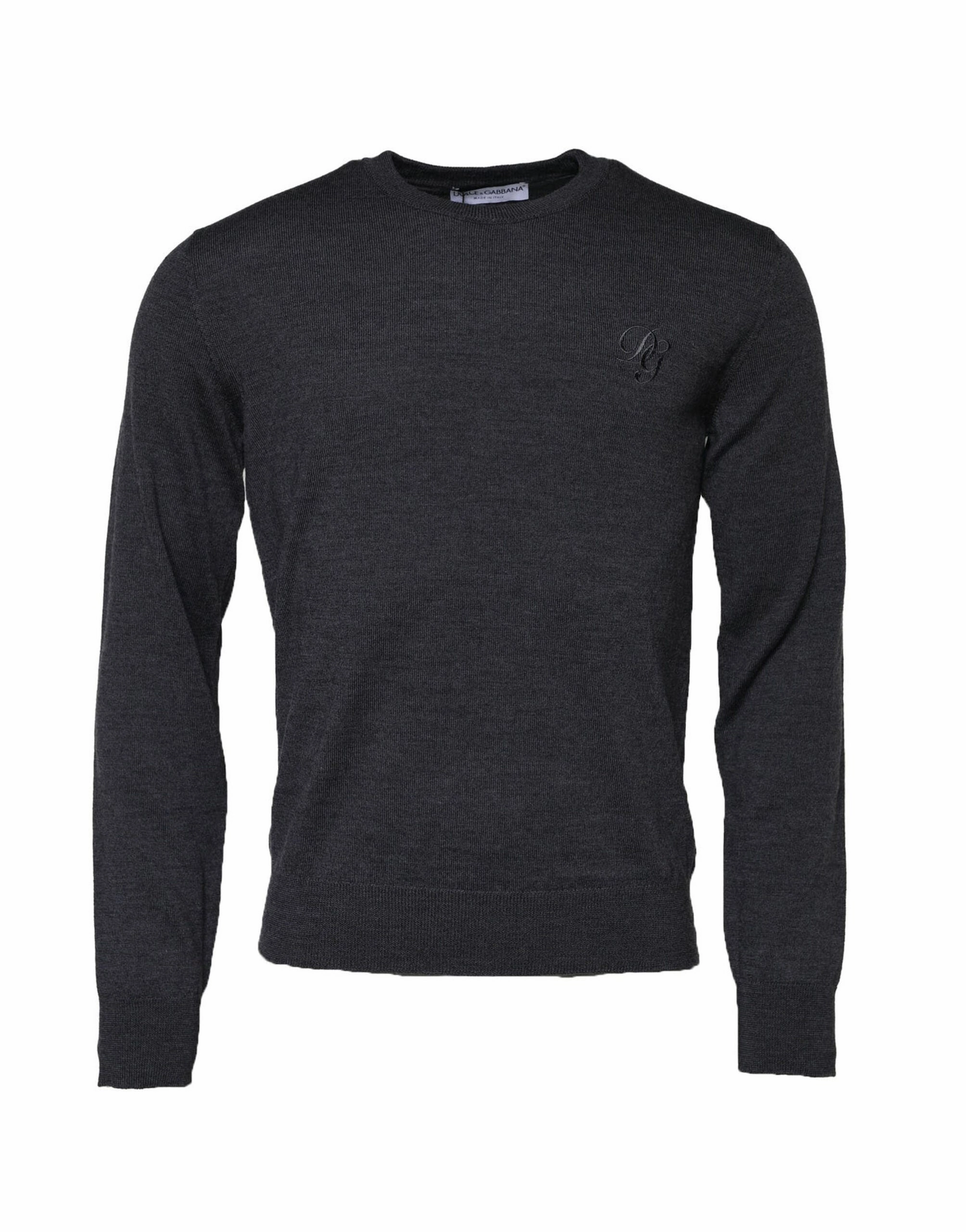 Dolce & Gabbana Wool Crew Neck Sweatshirt Men's Sweater (Pre-Owned)