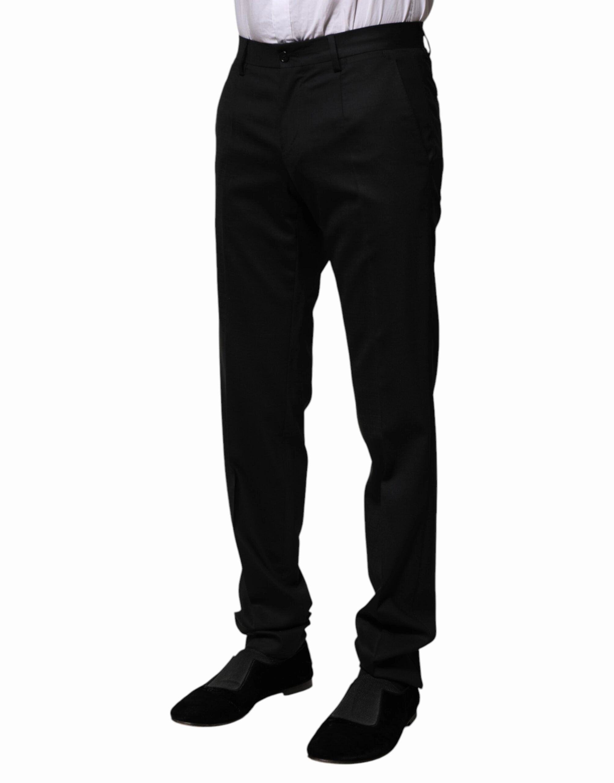 Dolce & Gabbana Wool Formal Dress Men's Pants