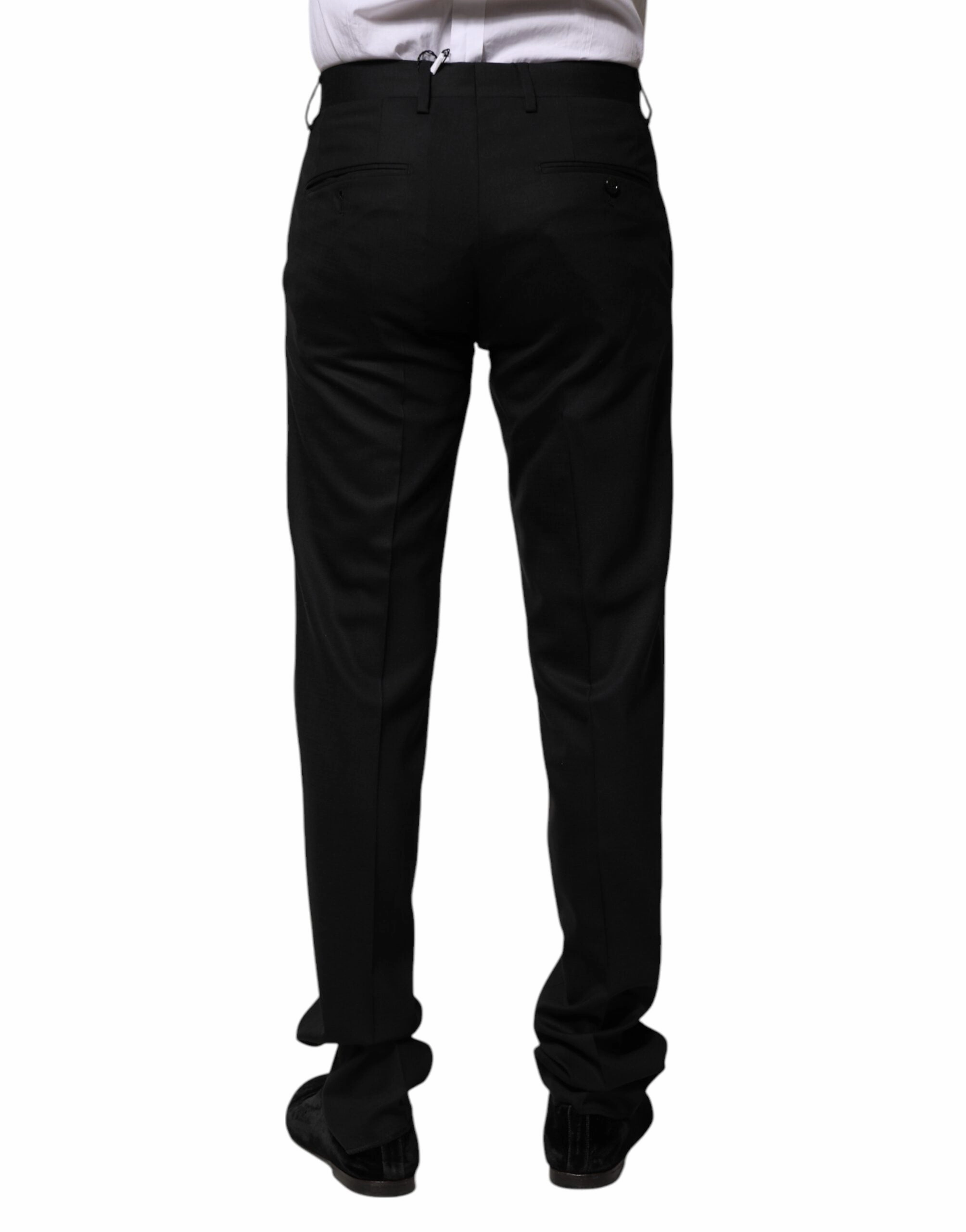 Dolce & Gabbana Wool Formal Dress Men's Pants