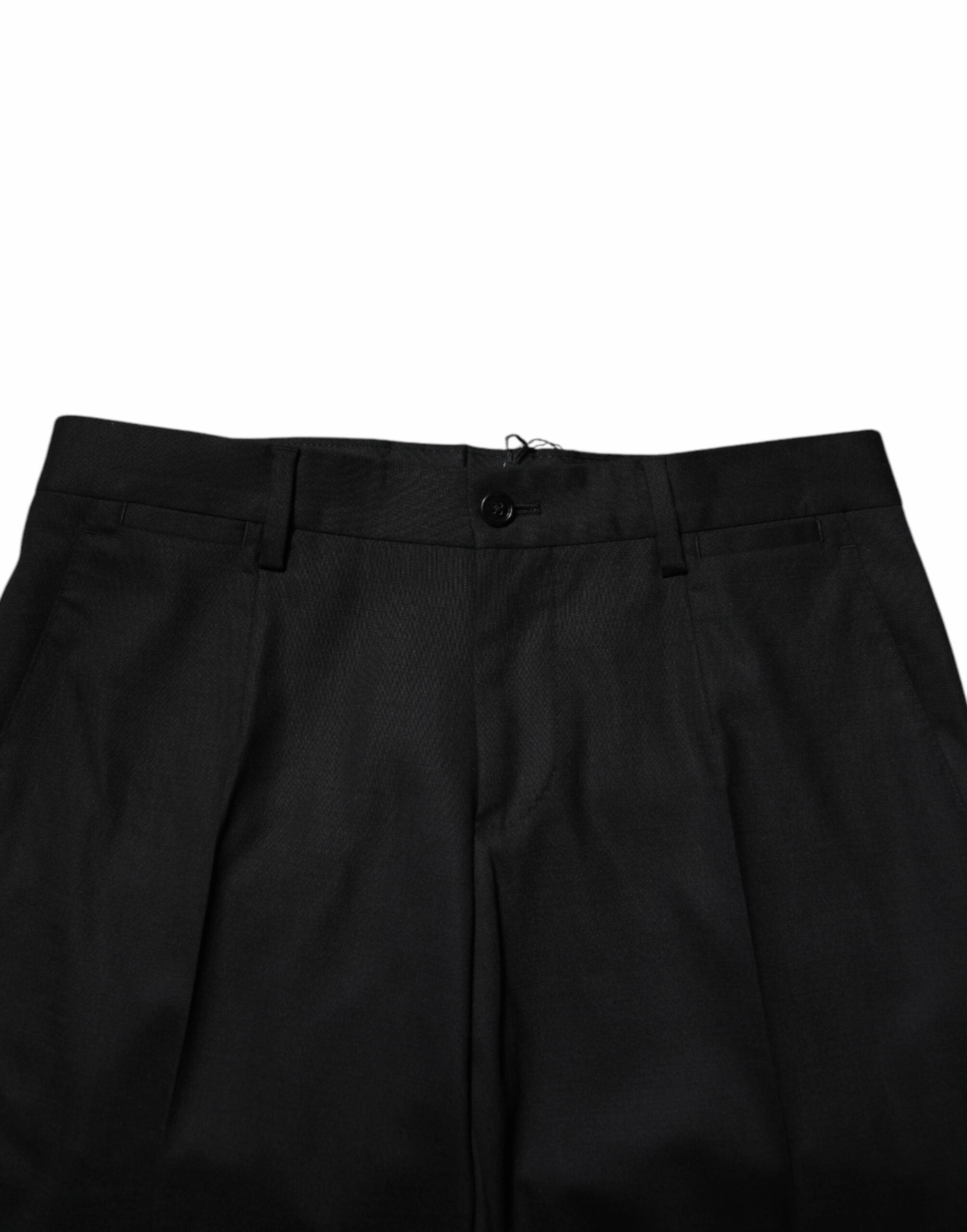 Dolce & Gabbana Wool Formal Dress Men's Pants