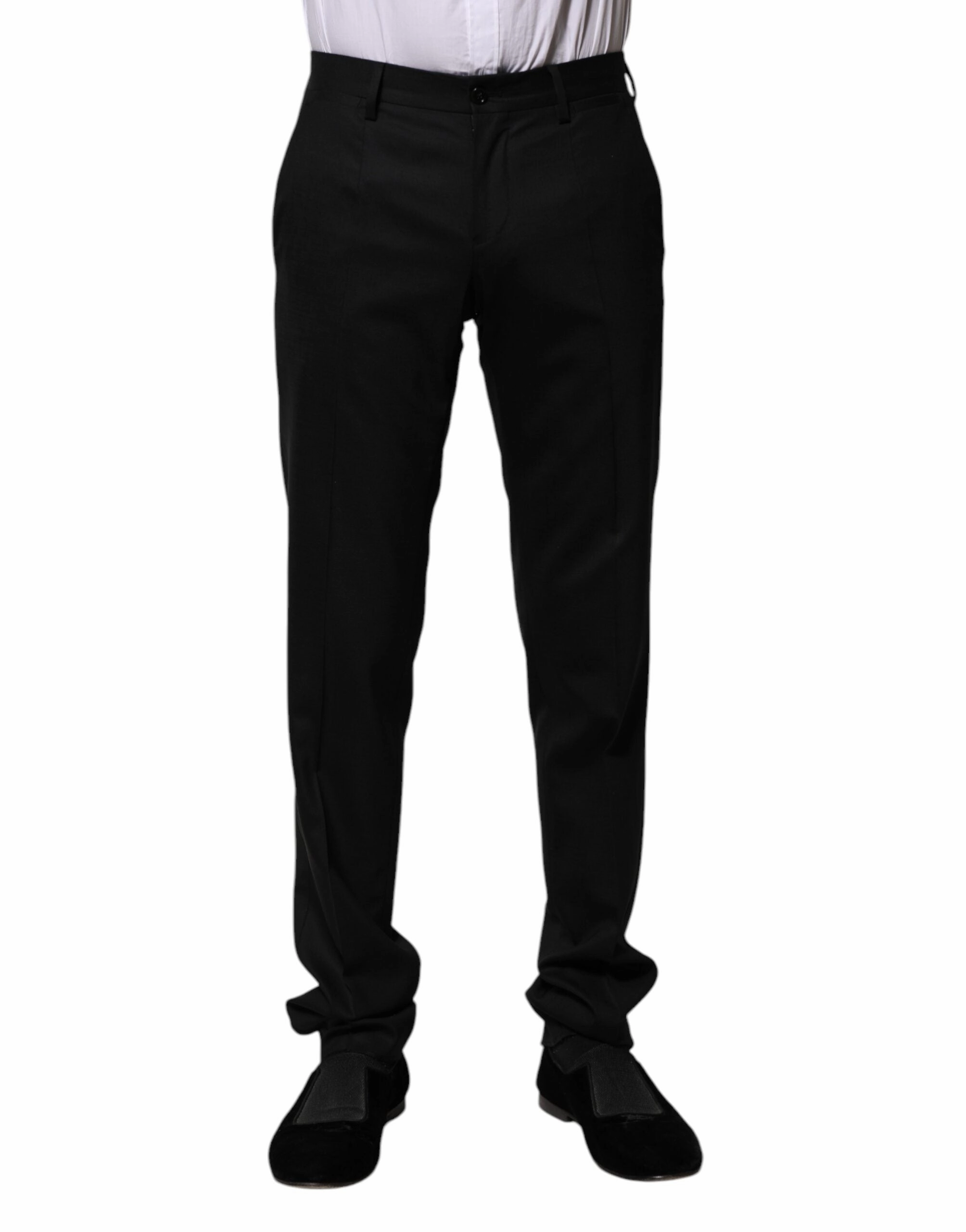 Dolce & Gabbana Wool Formal Dress Men's Pants