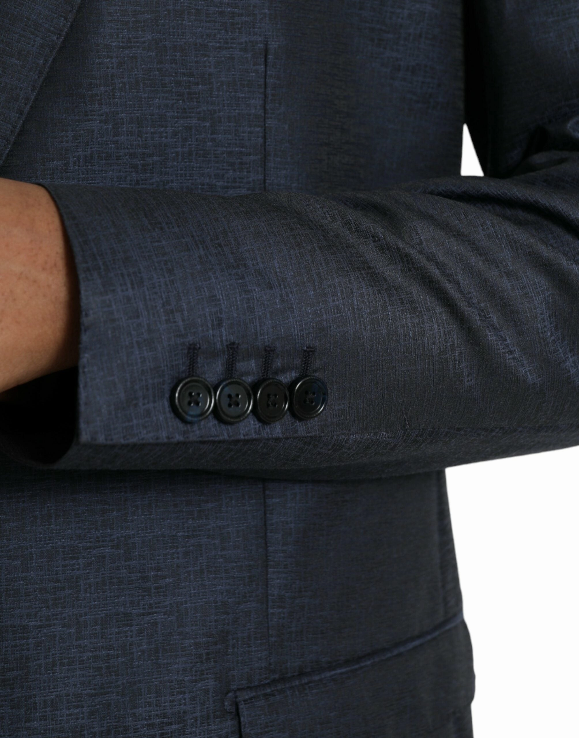 Dolce & Gabbana Wool gold Single Breasted Coat Men's Blazer