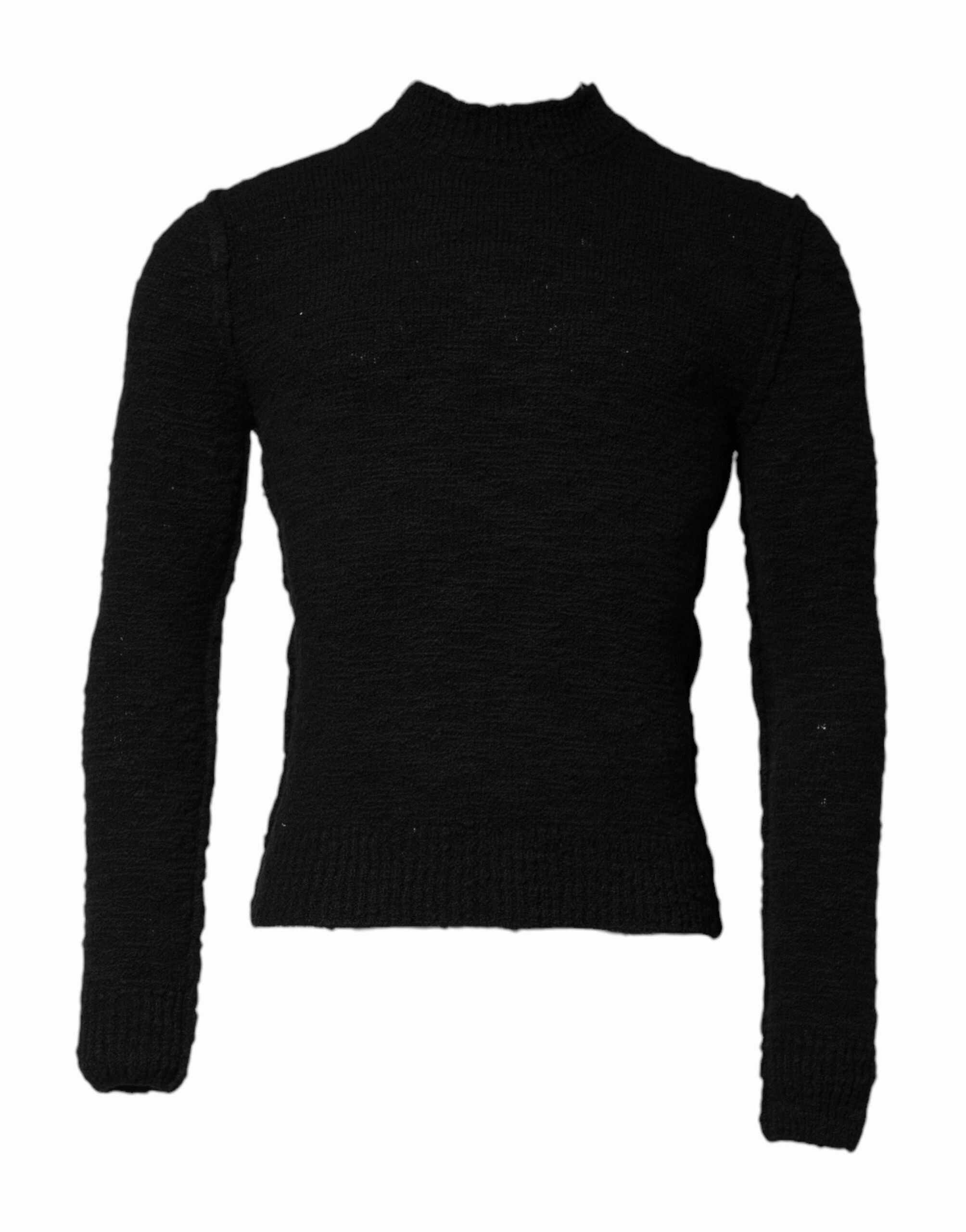 Dolce & Gabbana Wool Knit Crew Neck Pullover Men's Sweater