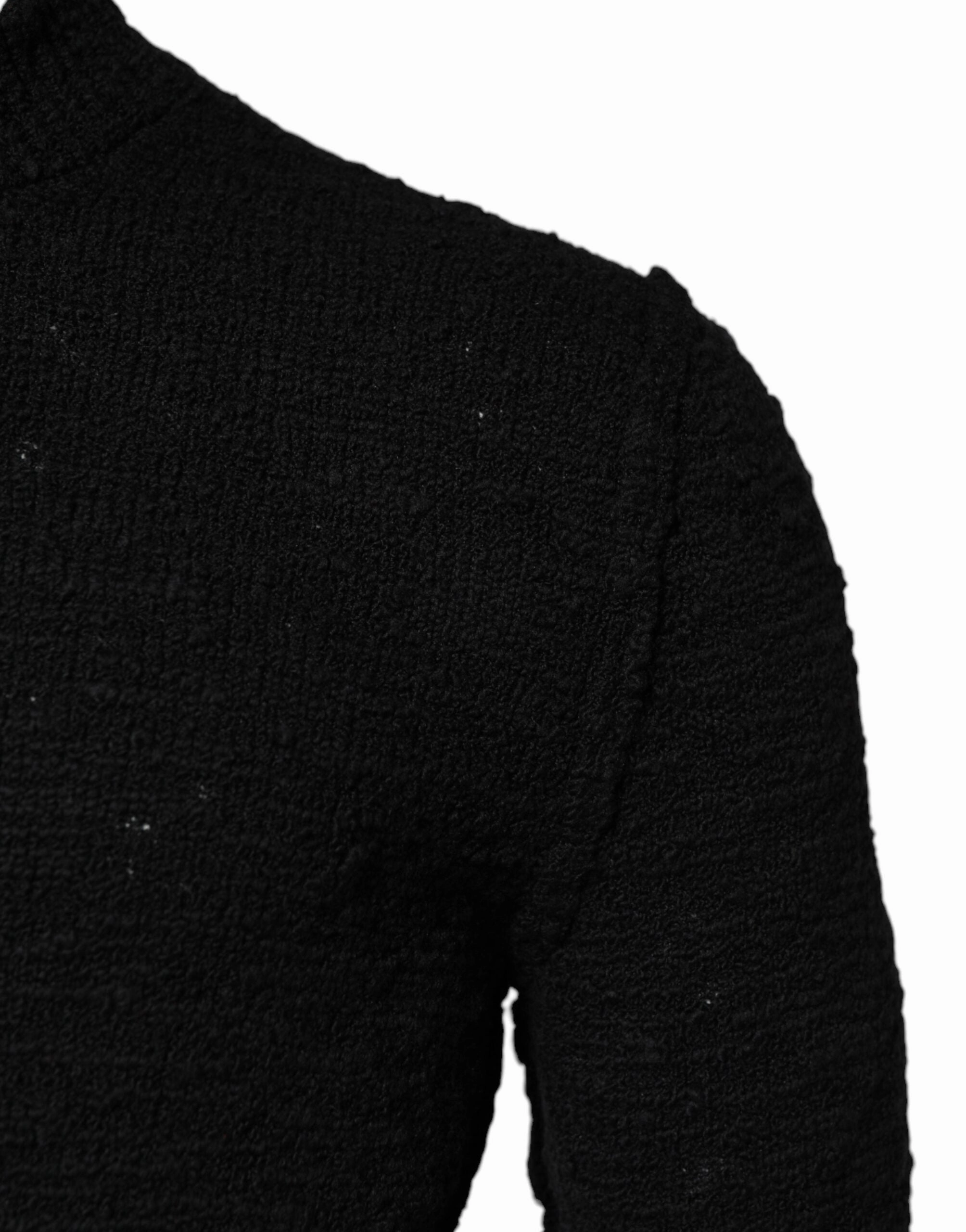 Dolce & Gabbana Wool Knit Crew Neck Pullover Men's Sweater