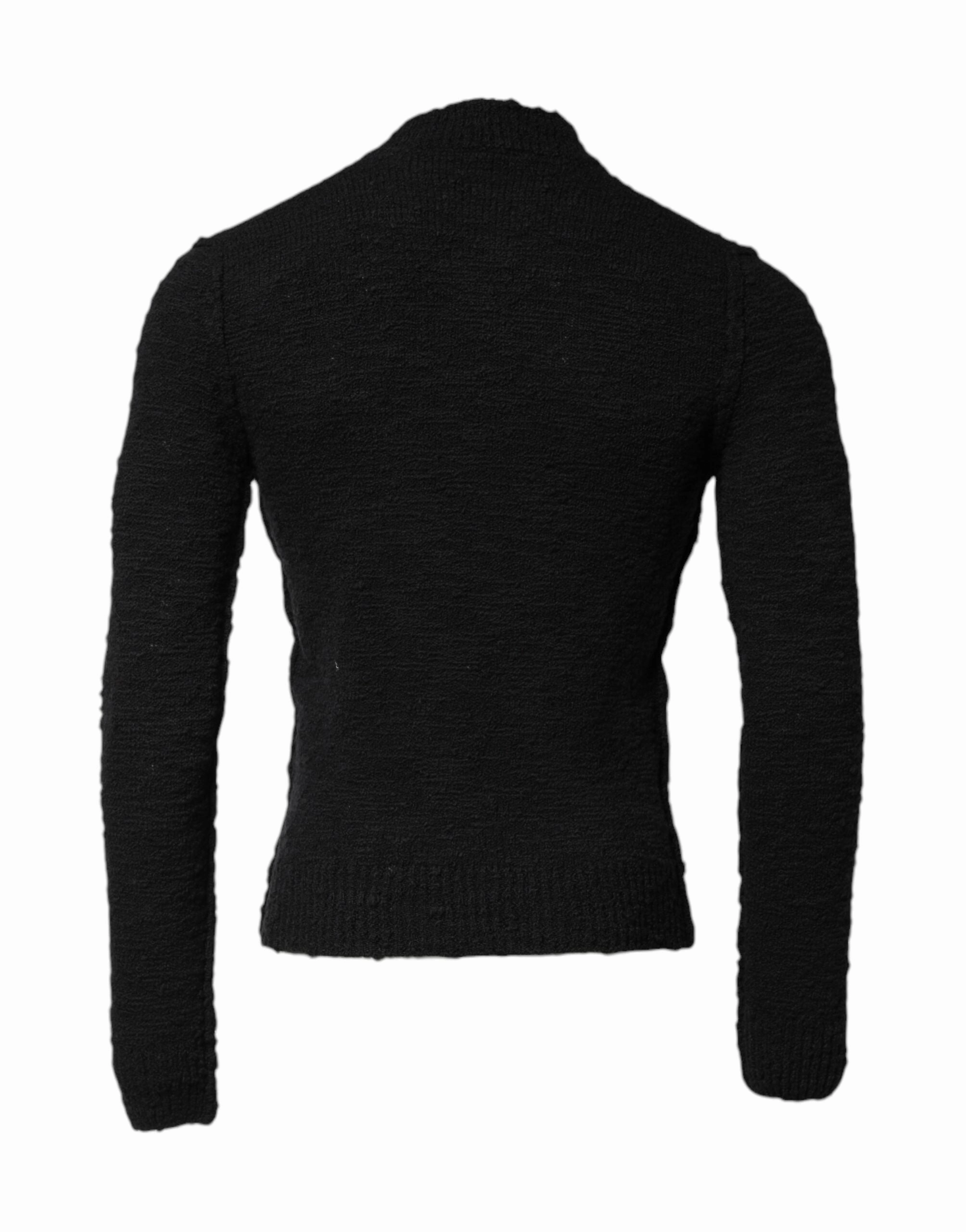 Dolce & Gabbana Wool Knit Crew Neck Pullover Men's Sweater
