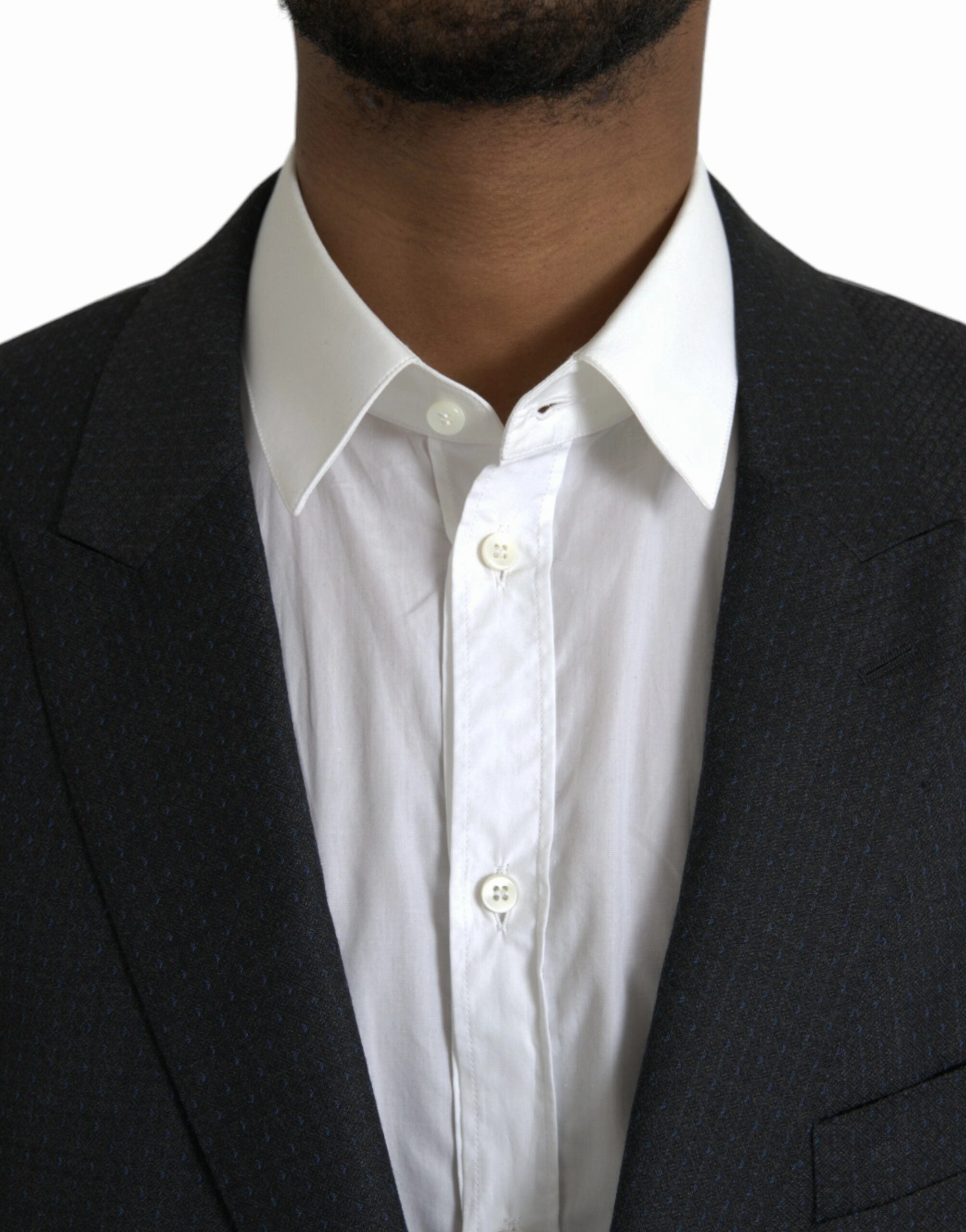 Dolce & Gabbana Wool MARTINI Single Breasted Coat Men's Blazer