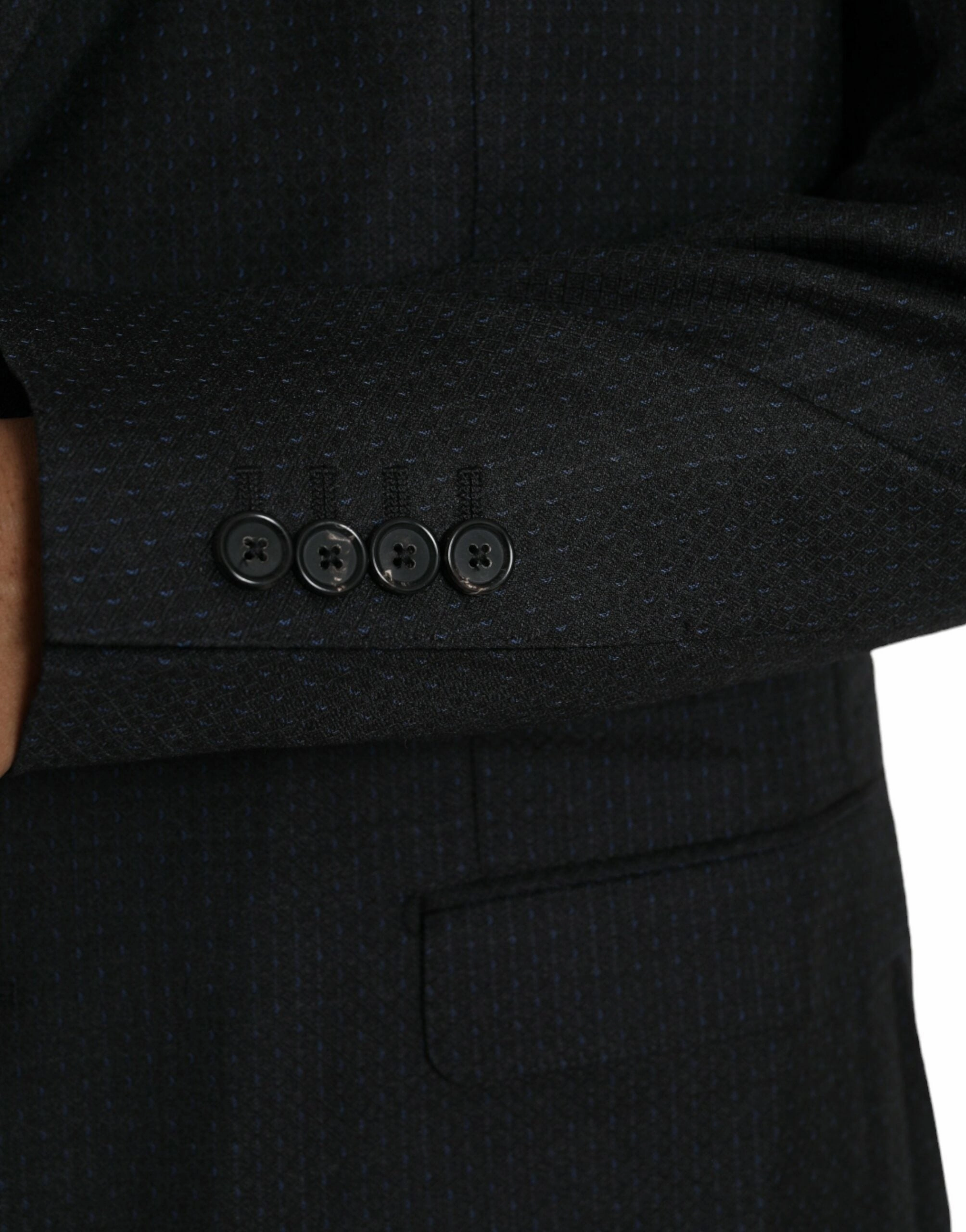 Dolce & Gabbana Wool MARTINI Single Breasted Coat Men's Blazer