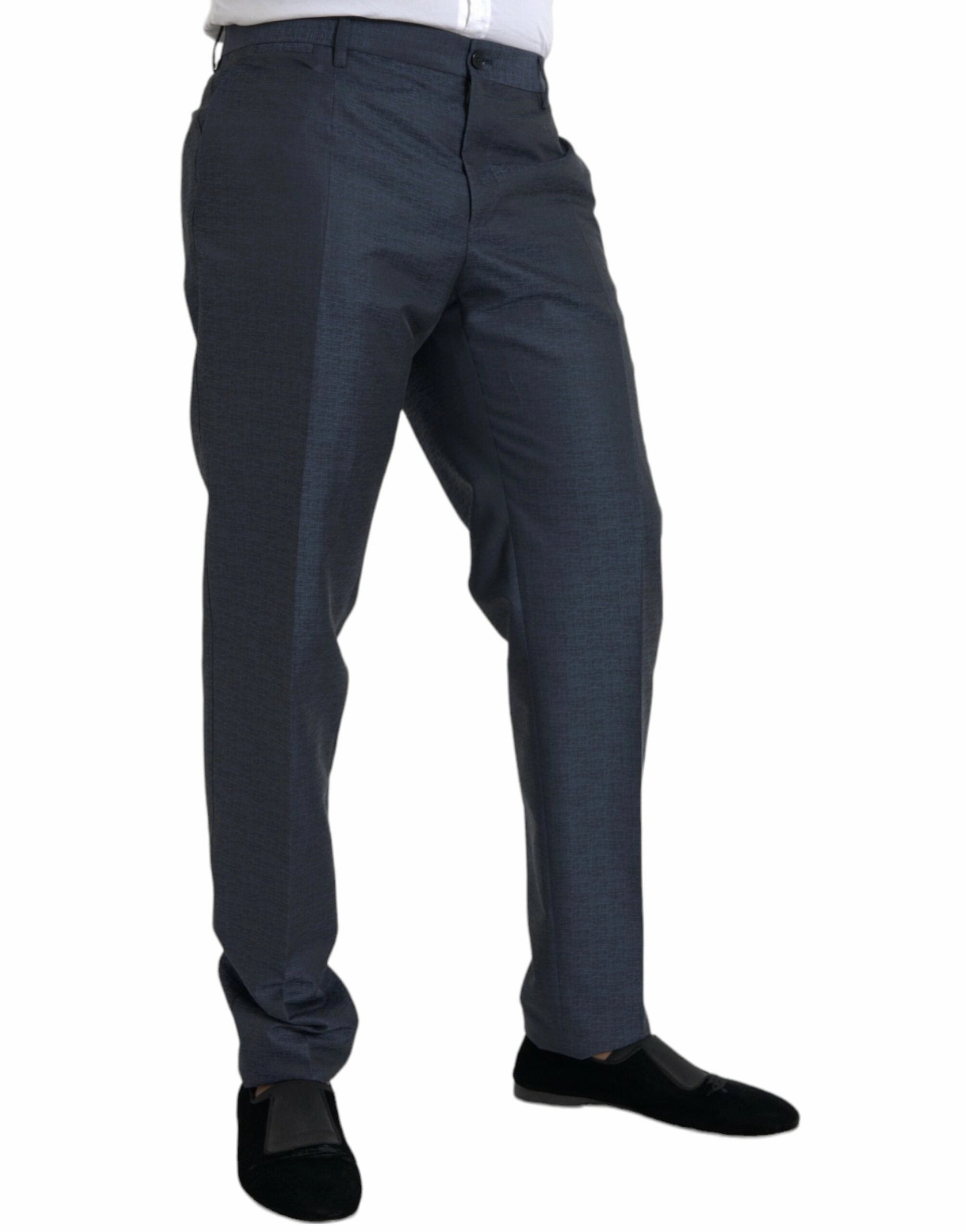 Dolce & Gabbana Wool Men Skinny Dress Men's Pants
