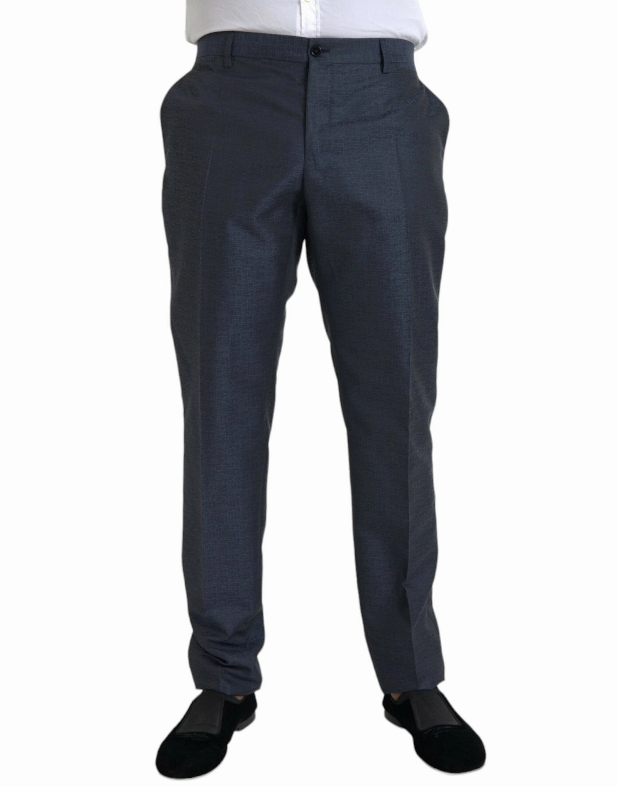 Dolce & Gabbana Wool Men Skinny Dress Men's Pants