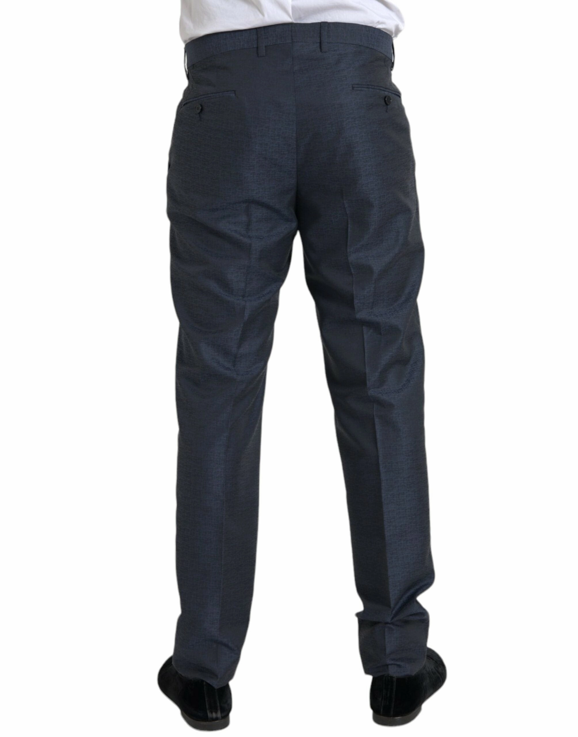 Dolce & Gabbana Wool Men Skinny Dress Men's Pants