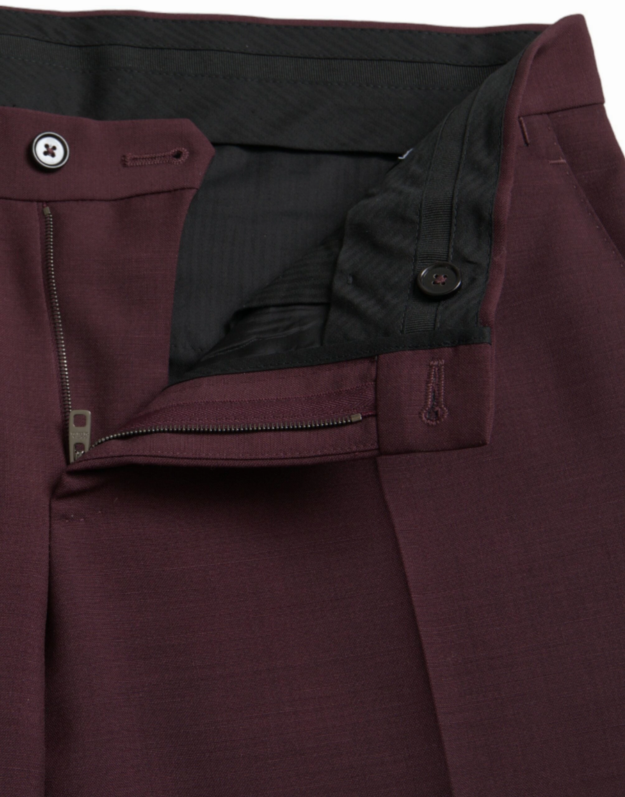 Dolce & Gabbana Wool Men Slim Fit Dress Men's Pants